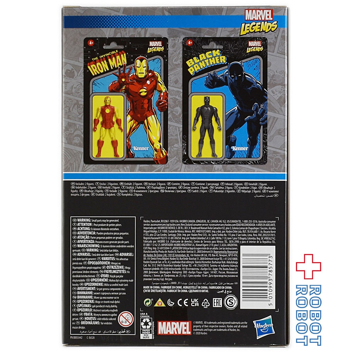 マーベルレジェンド レトロ 3.75 コレクション アイアンマン&ブラックパンサー