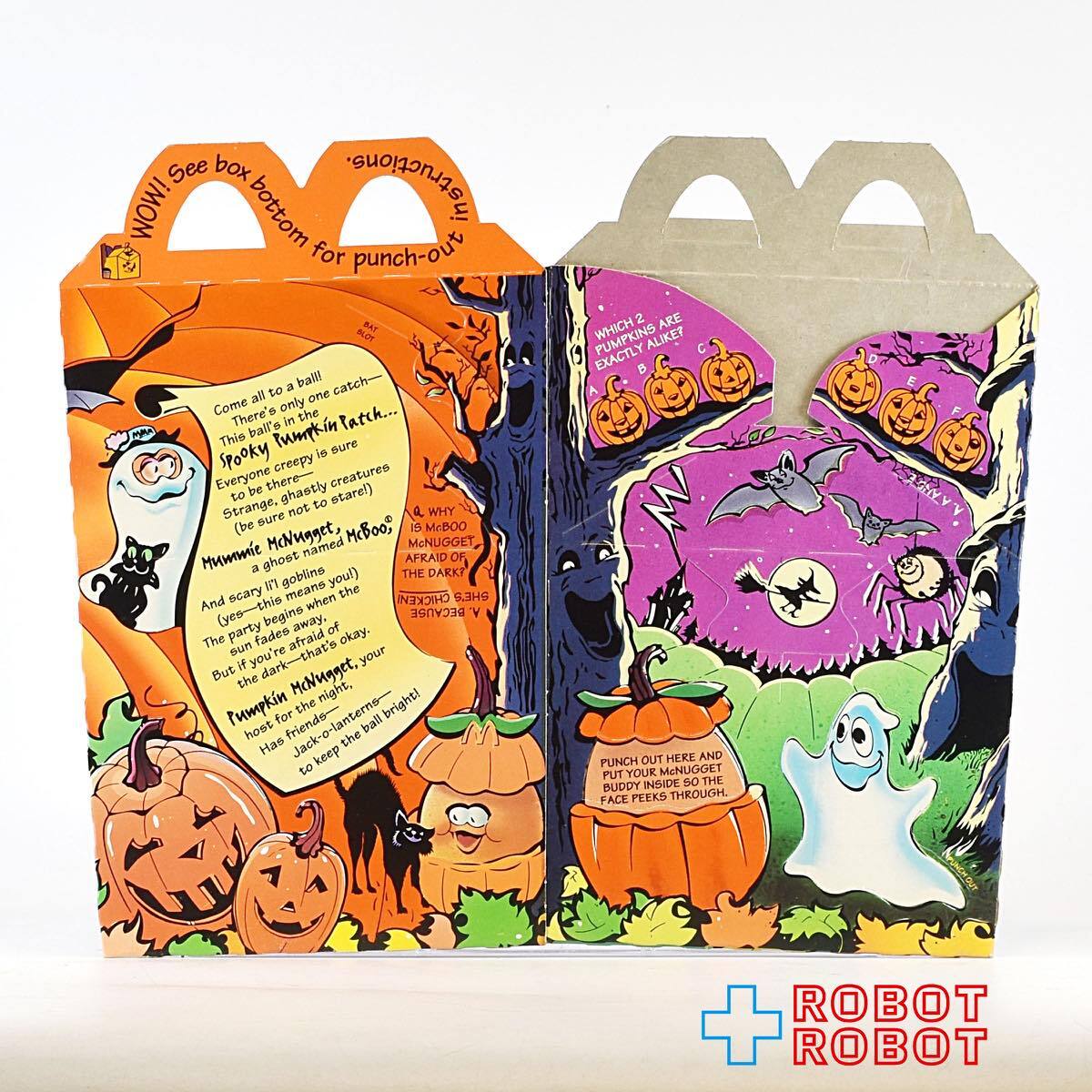 マクドナルド ハッピーセット空箱 ハロウィン マックナゲット バディーズ