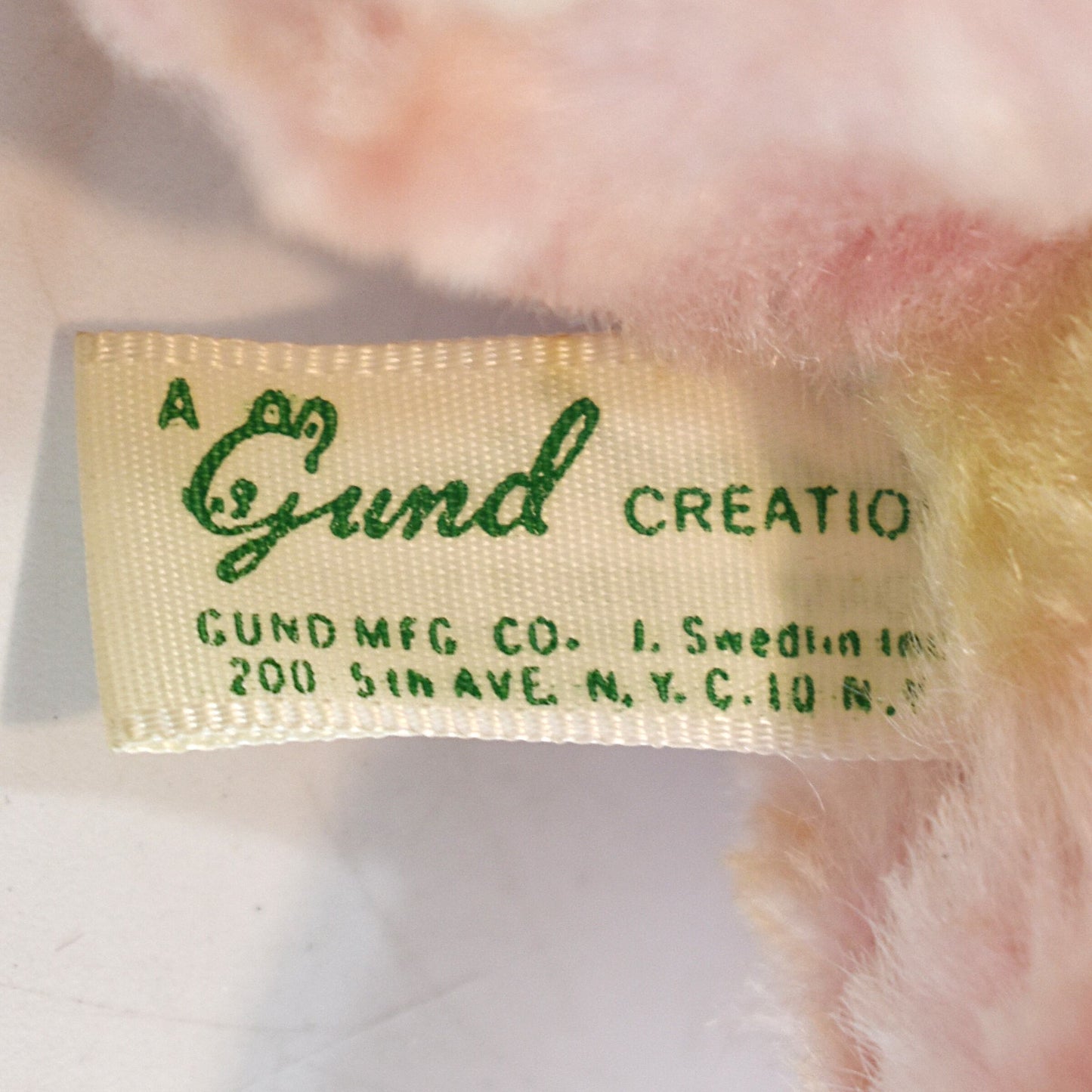 ガンド社 薄ピンク うさぎ バニー ぬいぐるみ 人形