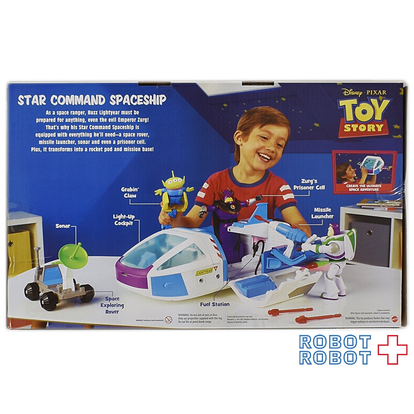 マテル トイストーリー4 バズ・ライトイヤー スペース・コマンド・スペースシップ プレイセット 箱入未開封