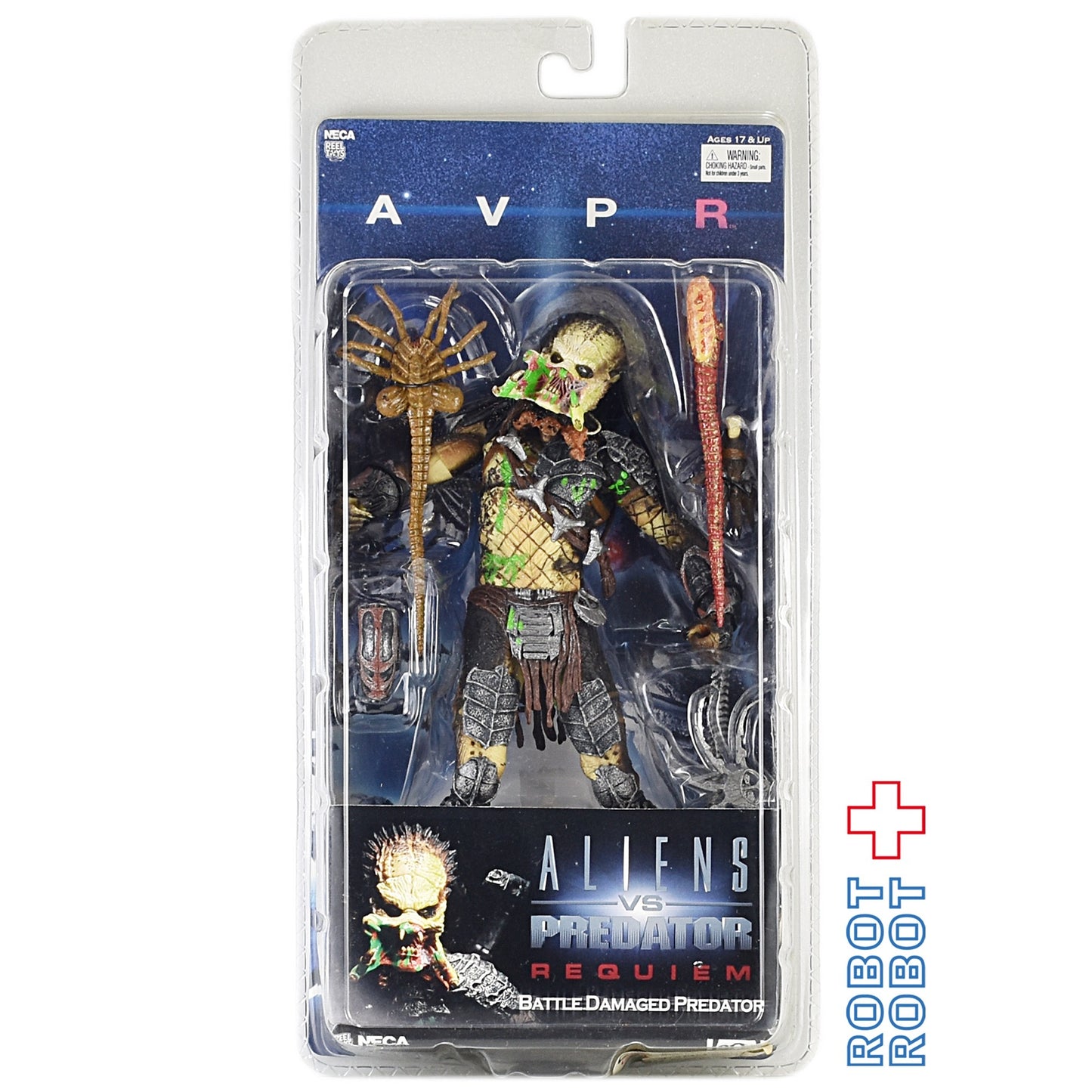 NECA AVPR AVP2 バトルダメージ・プレデター 7インチ アクションフィギュア