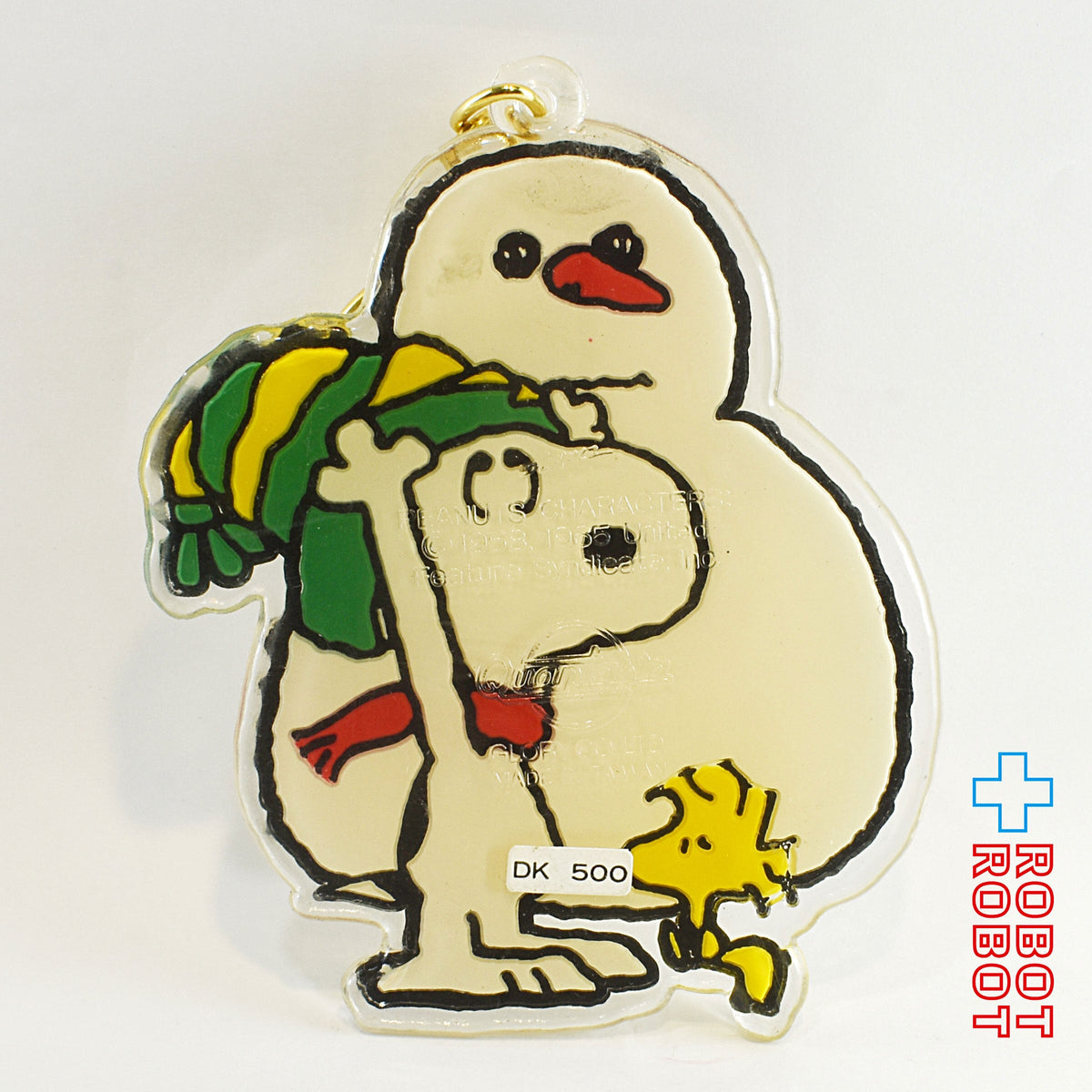 ピーナッツ スヌーピー アクリル・キーチェーン 雪だるま