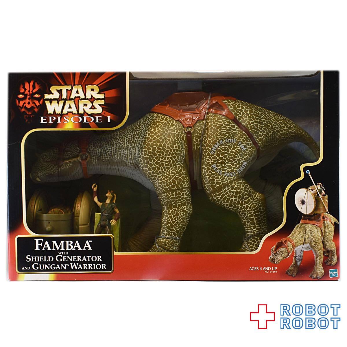 スター・ウォーズ EP1 クリーチャー w/ フィギュア ファンバ w/ シールド・ジェネレーター&グンガンウォーリアー 国内版