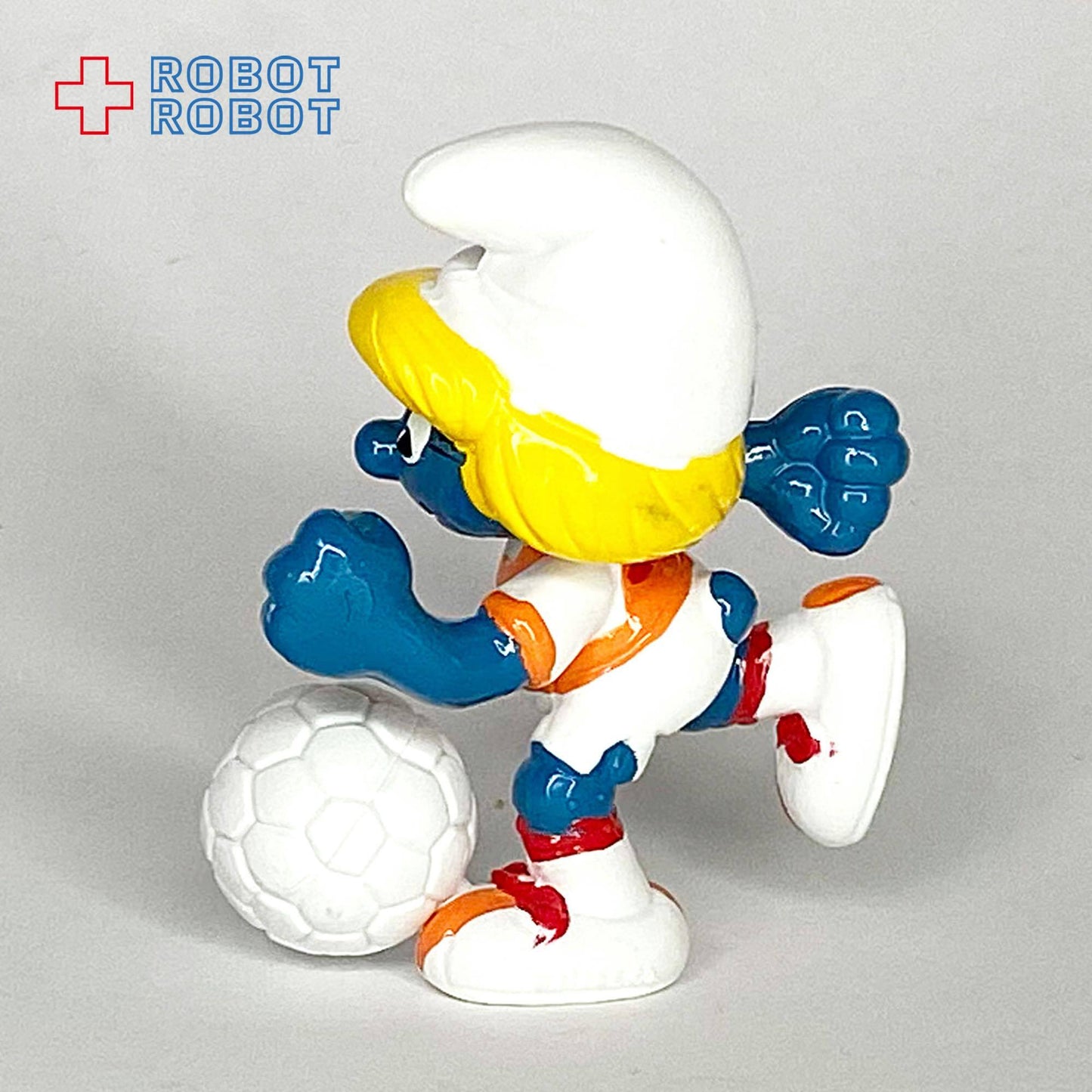 スマーフ スマーフェット サッカー オレンジ×白 #20163 PVC フィギュア