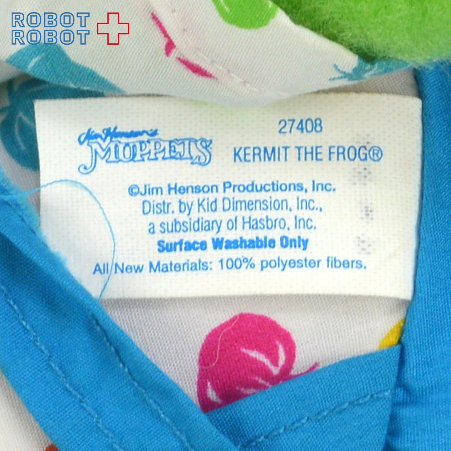 カーミット マペッツ ぬいぐるみ 青オーバーオール