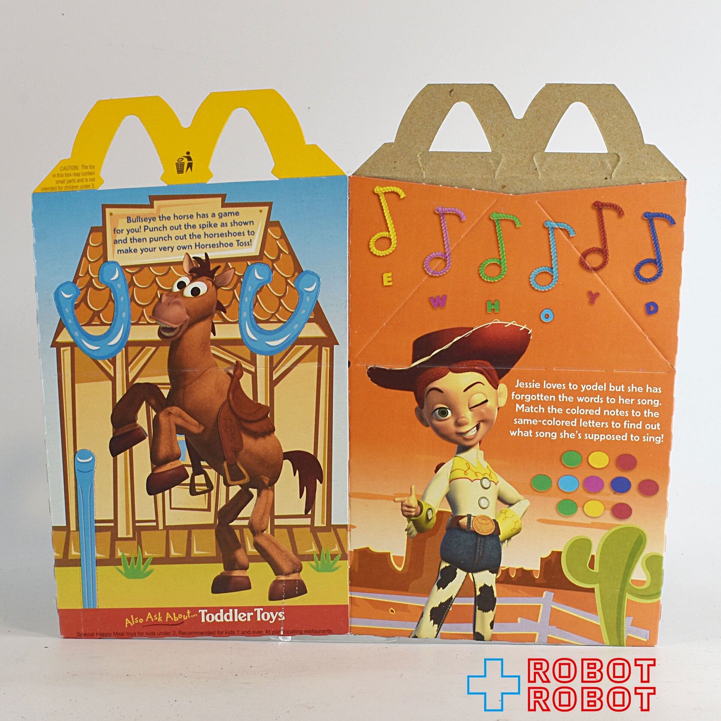 マクドナルド ハッピーセット空箱 トイストーリー2 ブルズアイ ジェシー