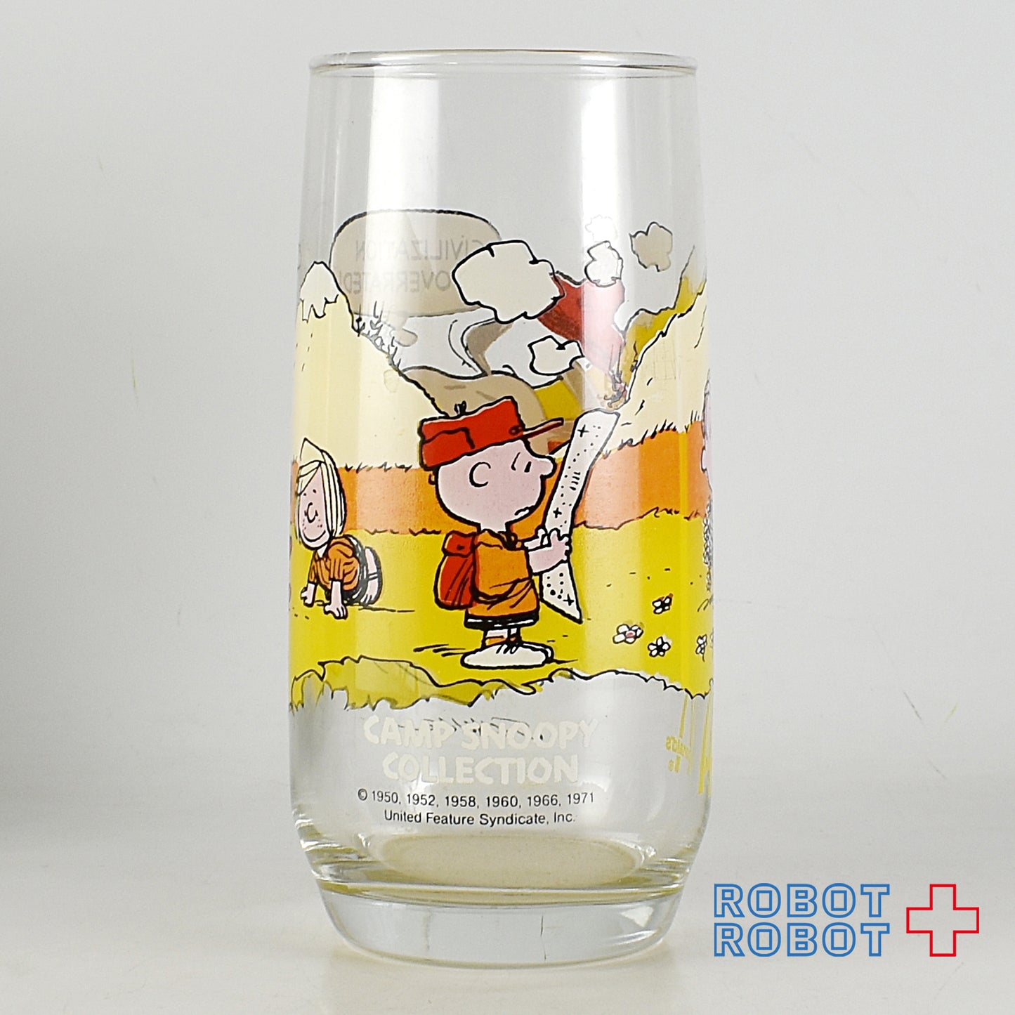 マクドナルド グラス キャンプ・スヌーピー・コレクション CIVILIZATION