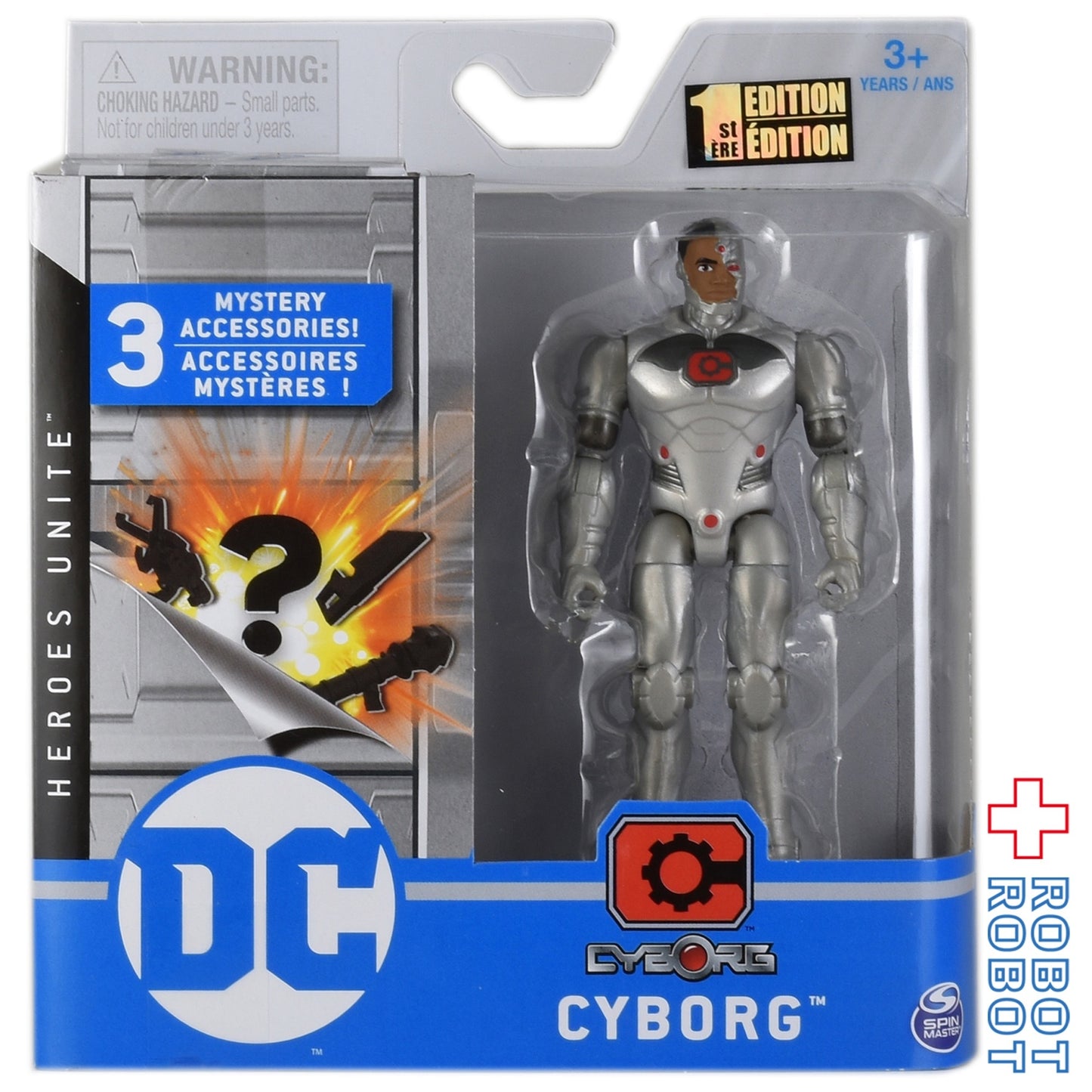 スピンマスター DC ヒーローズ ユナイト サイボーグ 4インチフィギュア