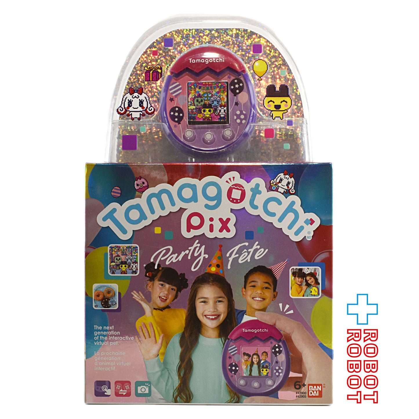 バンダイ US版 たまごっちピックス パーティー Tamagotchi Pix Party Fete バルーン パープル