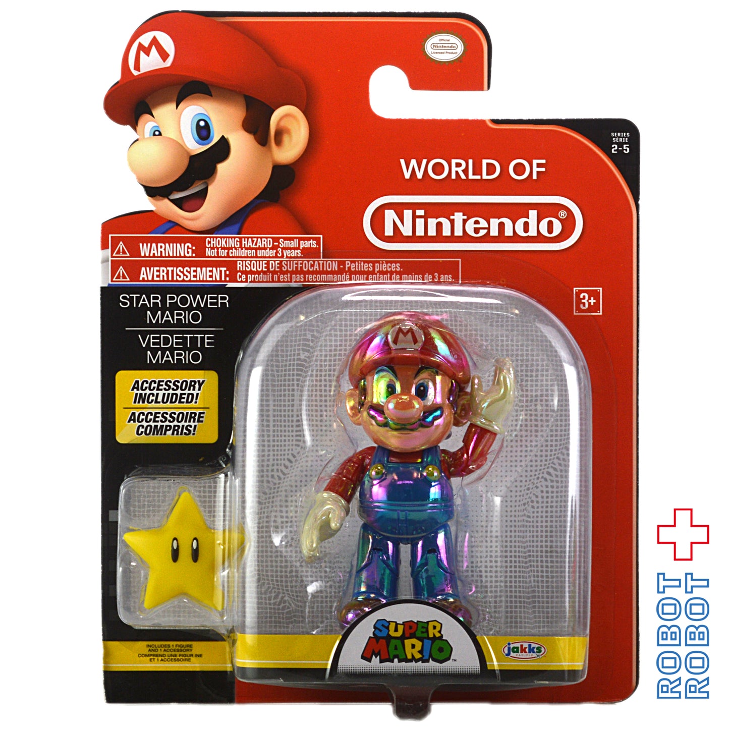 ワールドオブニンテンドー 無敵マリオ 4インチ アクションフィギュア.