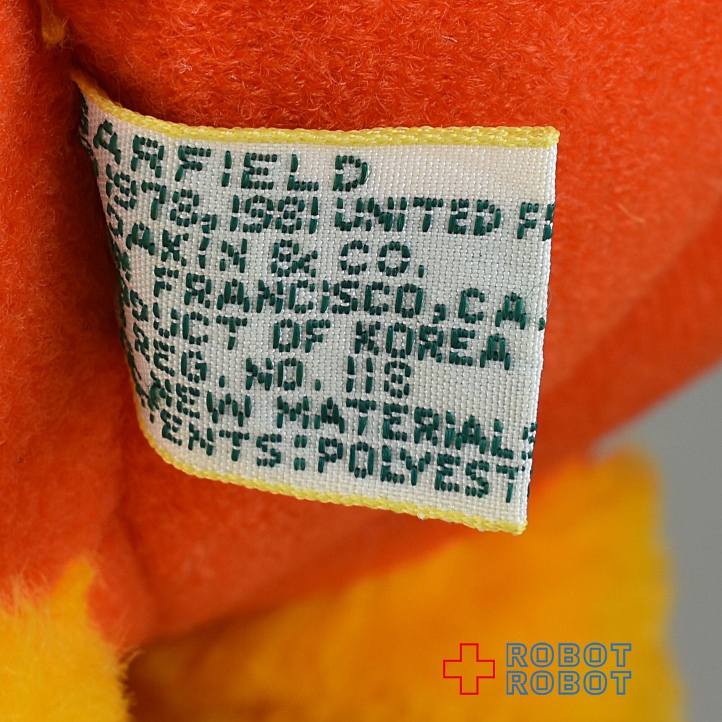 Dakin ガーフィールド ぬいぐるみ人形 パンプキン 難あり