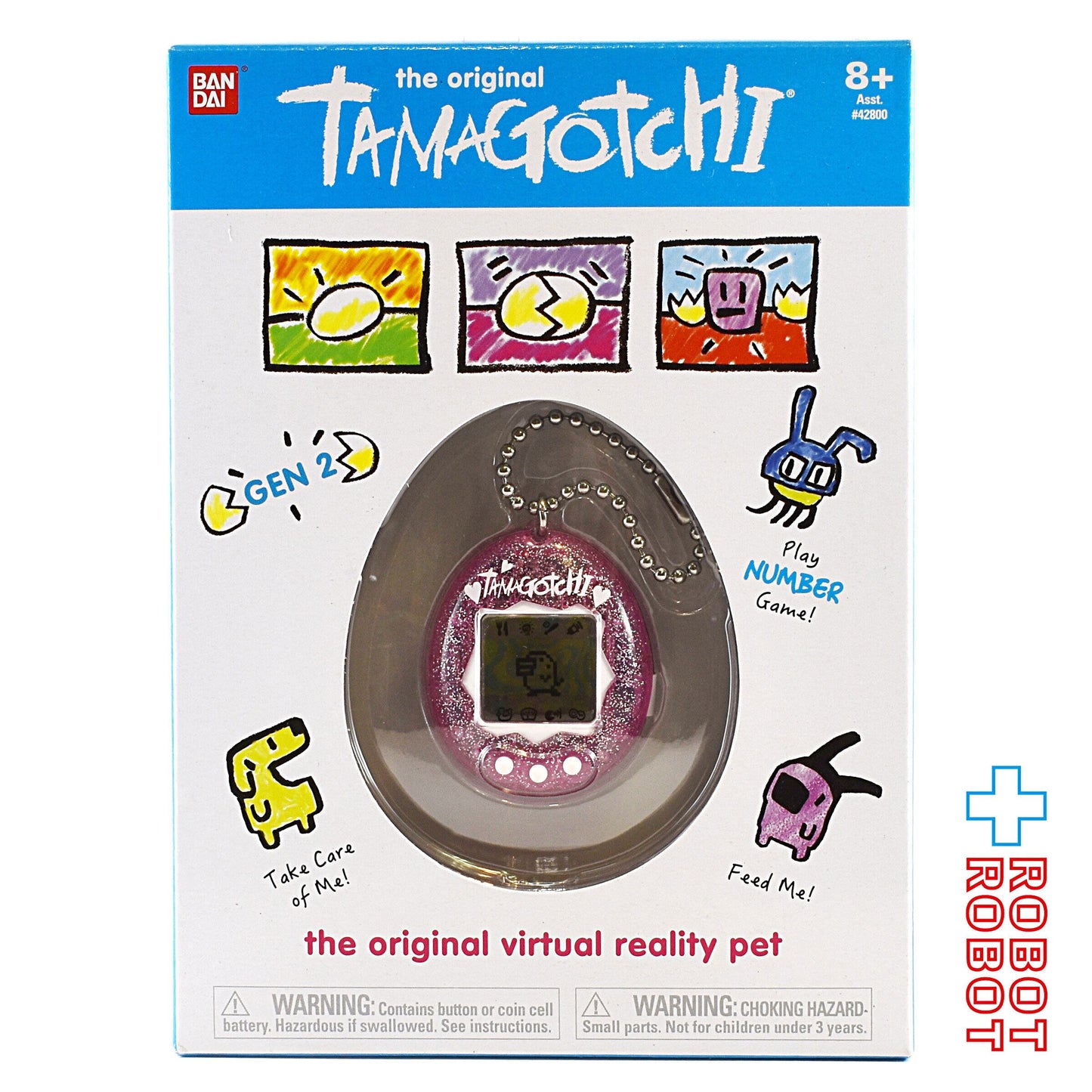 バンダイ US版 オリジナルたまごっち GEN #2 ピンクグリッター