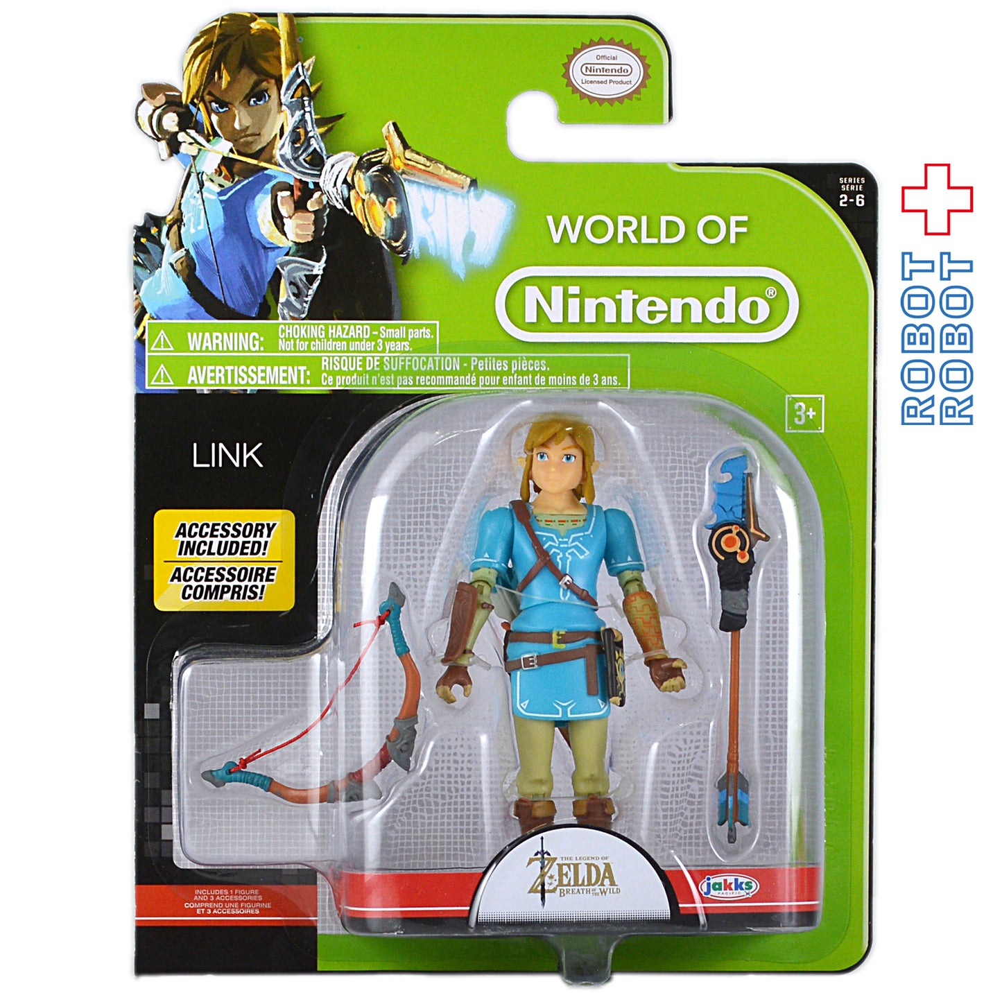 ワールドオブニンテンドー ゼルダ ブレス オブ ザ ワイルド リンク 4インチアクションフィギュア