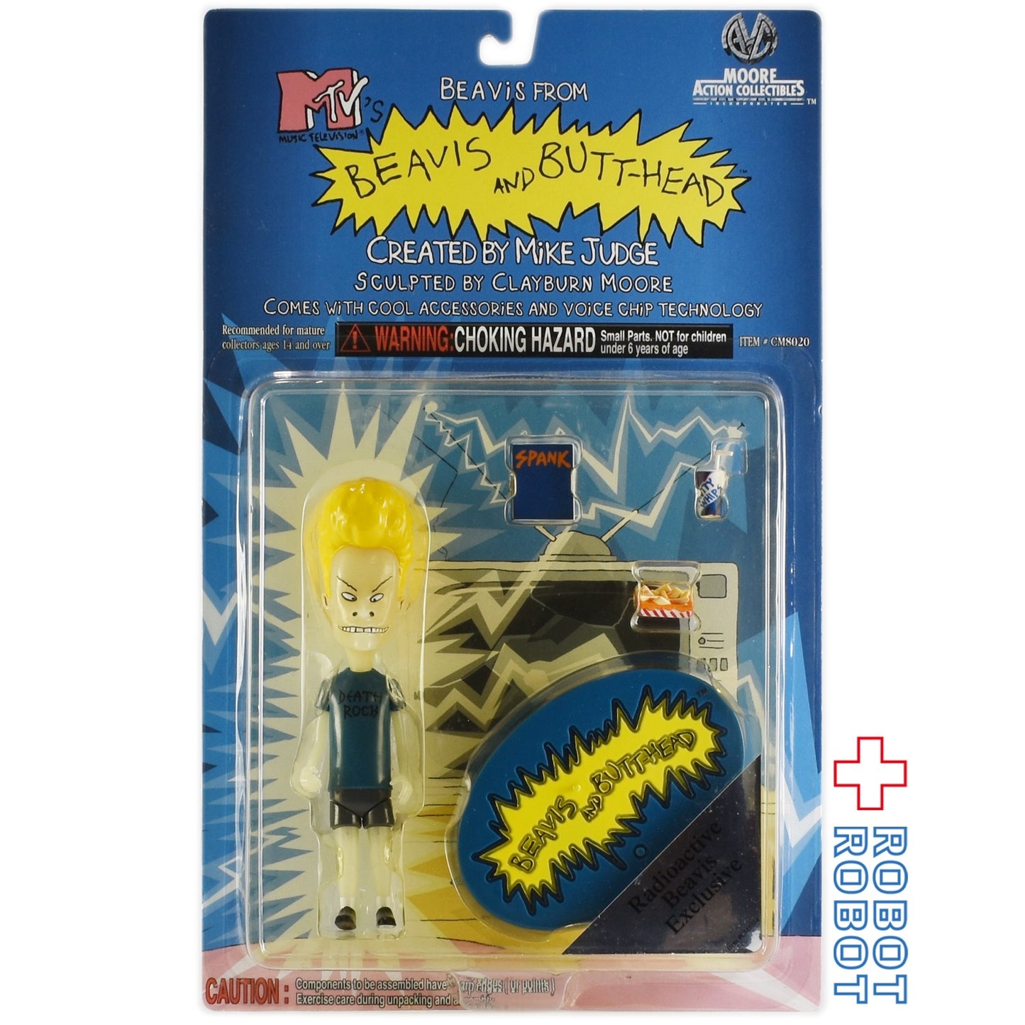 ビーバス & バットヘッド ラジオアクティブ ビーバス アクションフィギュア