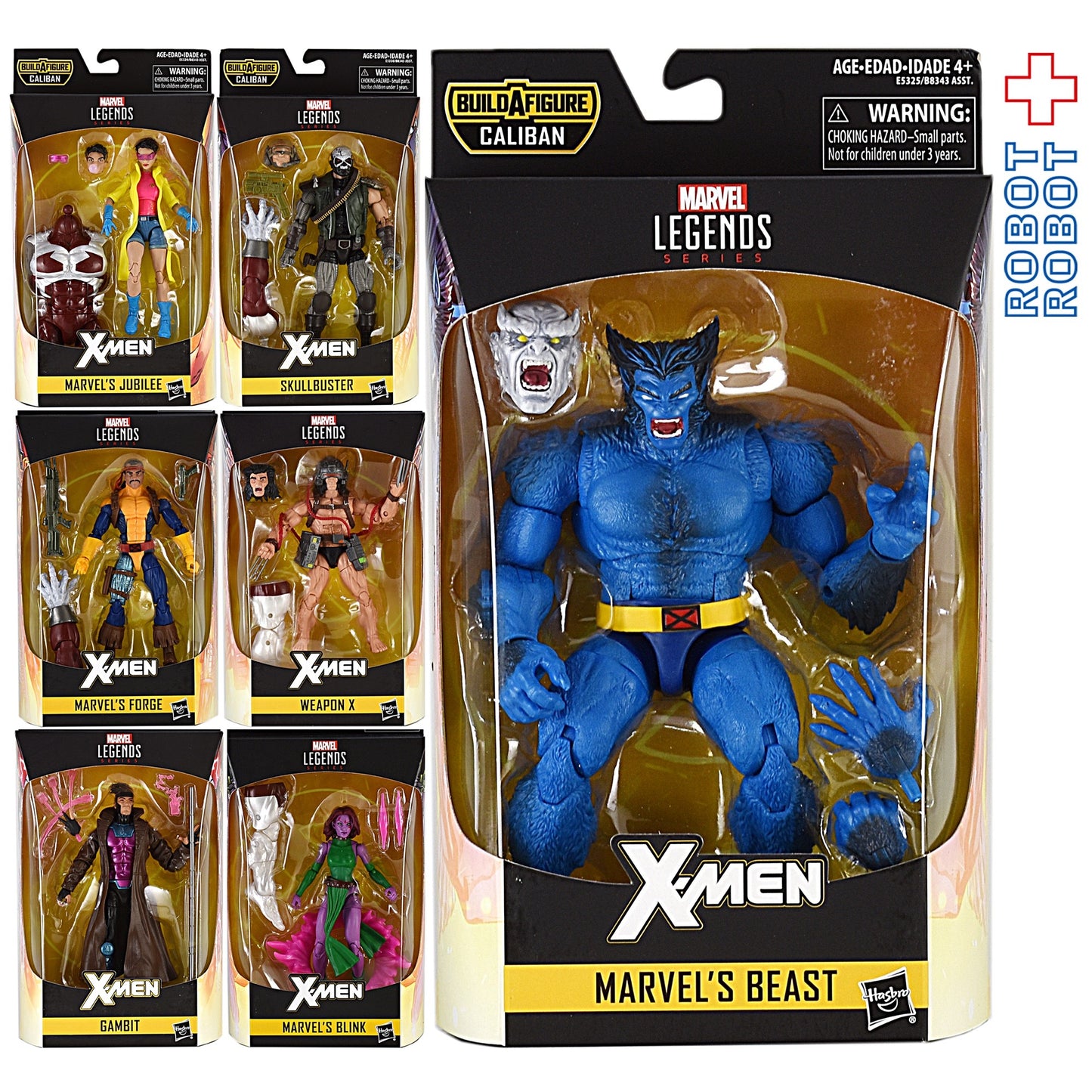 マーベルレジェンド X-MEN カリバン ビルド 7種セット