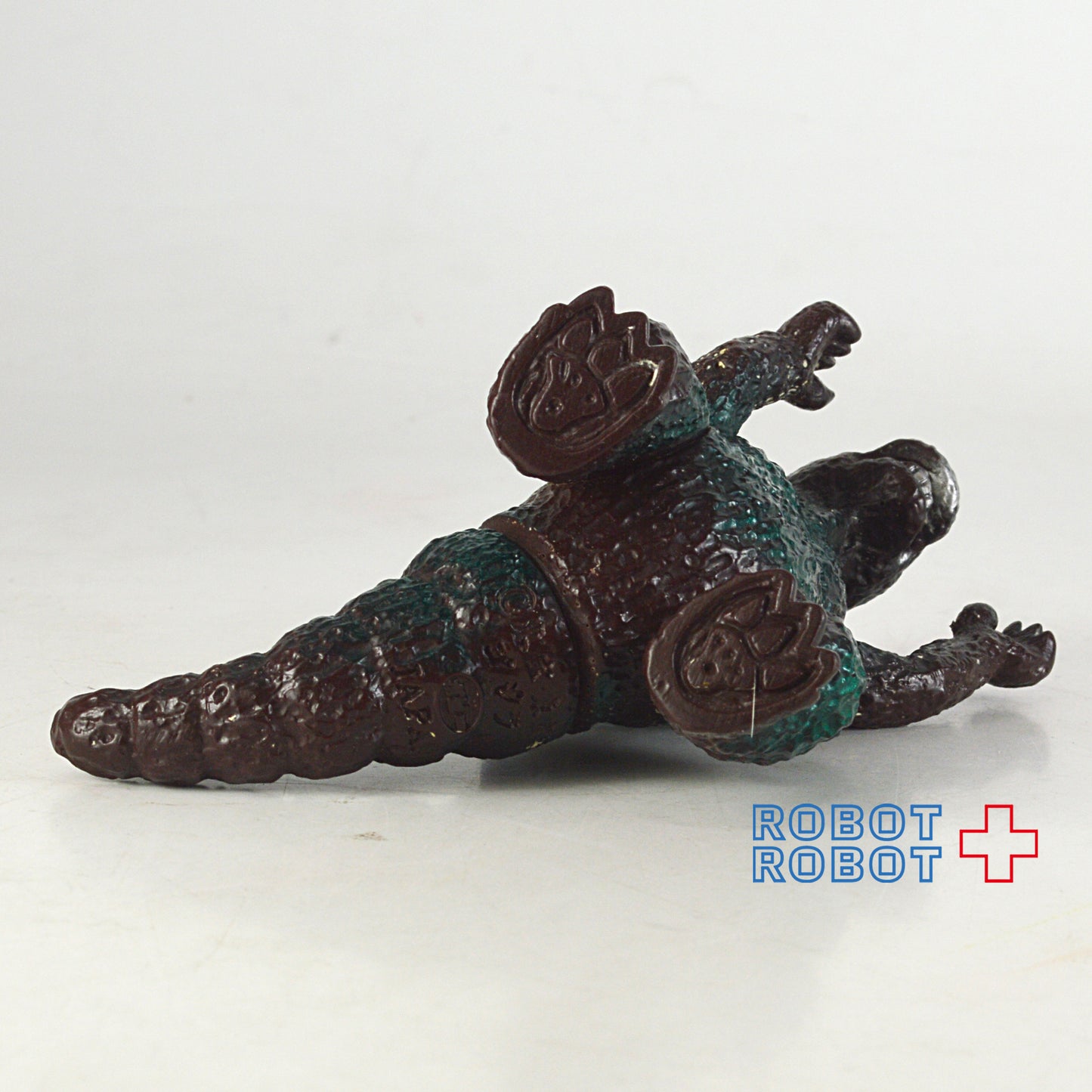 ポピー キングザウルス ゴジラ ミニソフビ 茶成型/メタリックグリーン