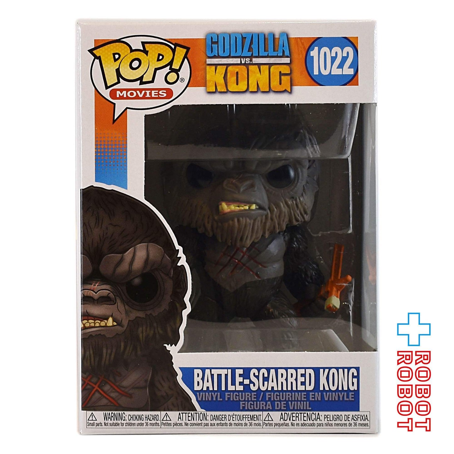 ファンコ POP! Movies 1022 ゴジラ VS コング バトルスケアド・コング ビニールフィギュア