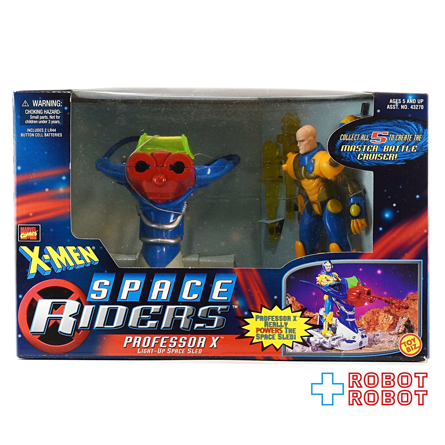 トイビズ X-MEN スペースライダー プロフェッサー X ライトアップ スペーススレッド アクションフィギュア 箱入未開封