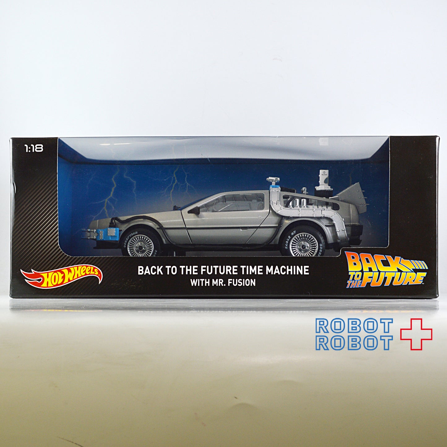 ホットウィール バック・トゥ・ザ・フューチャー 2 デロリアン1/18 未開封