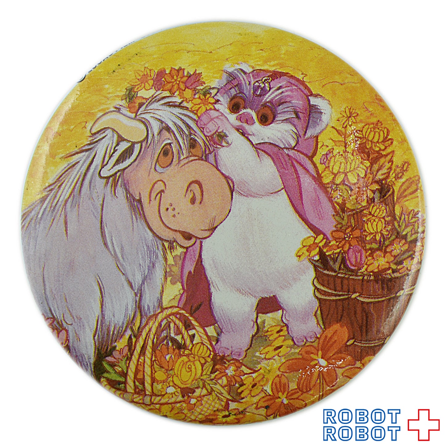 スター・ウォーズ イウォーク 缶バッジ ニーサとバガ 花