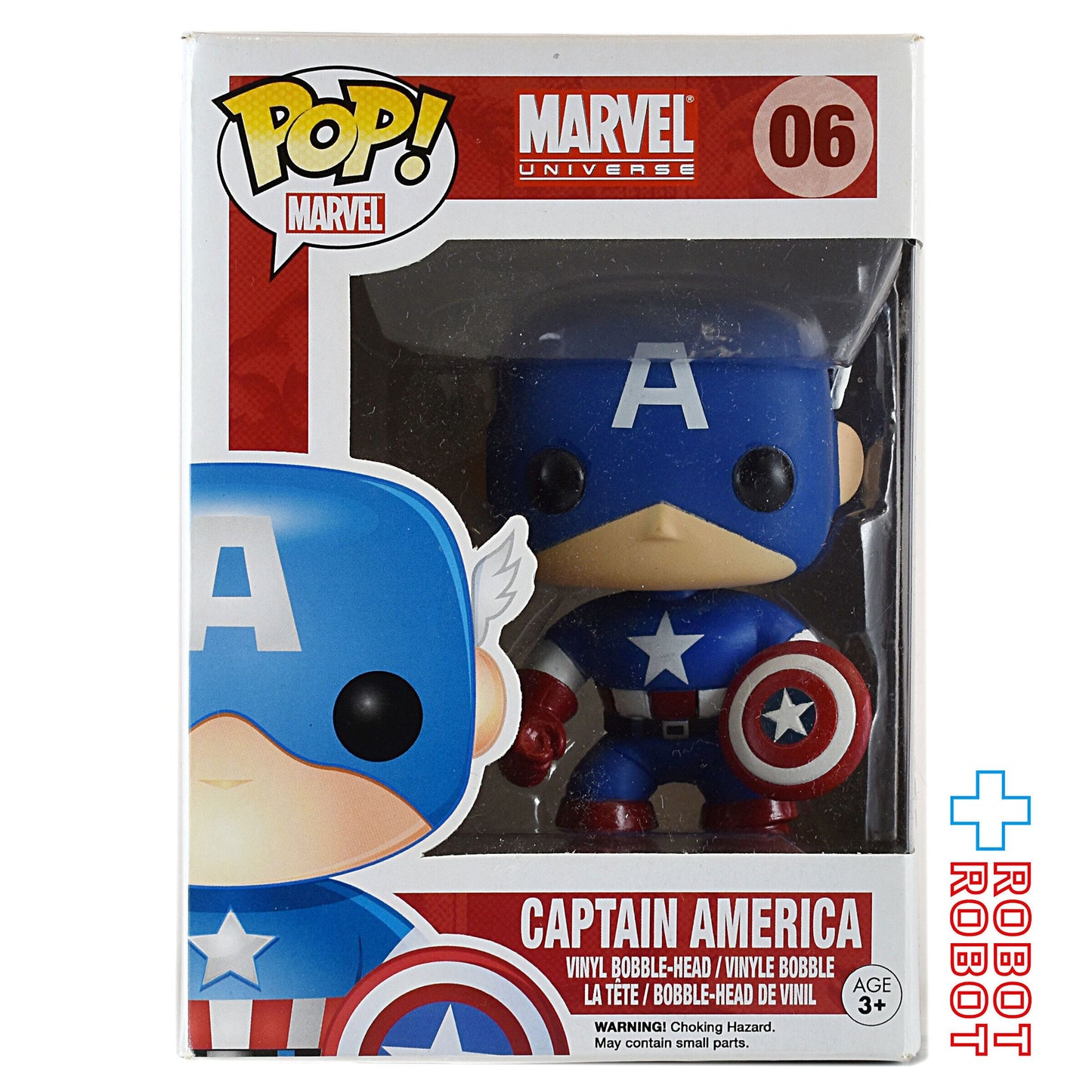ファンコ POP! 06 マーベル・ユニバース キャプテン・アメリカ ビニールフィギュア 開封箱入