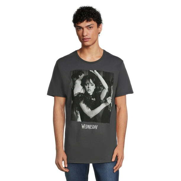 Tシャツ ウェンズデー グラフィック グレー