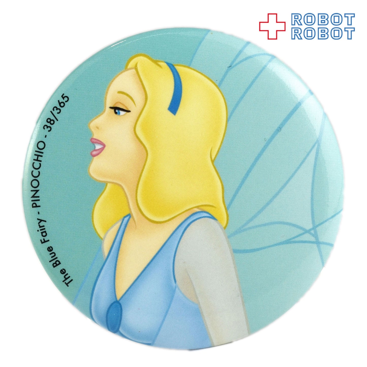 ディズニーストア 365DAYS シークレット缶バッジ ピノキオ ブルー・フェアリー