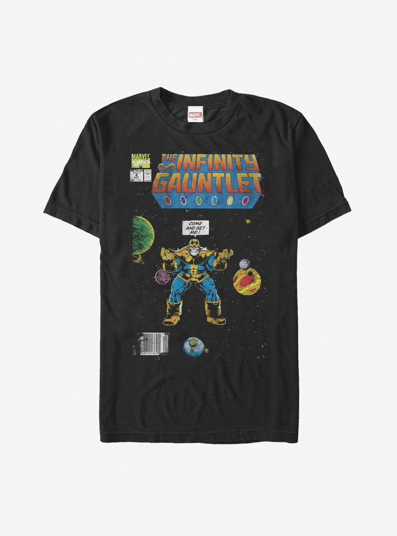 Tシャツ マーベル サノス インフィニティ ガントレット コミック ブック