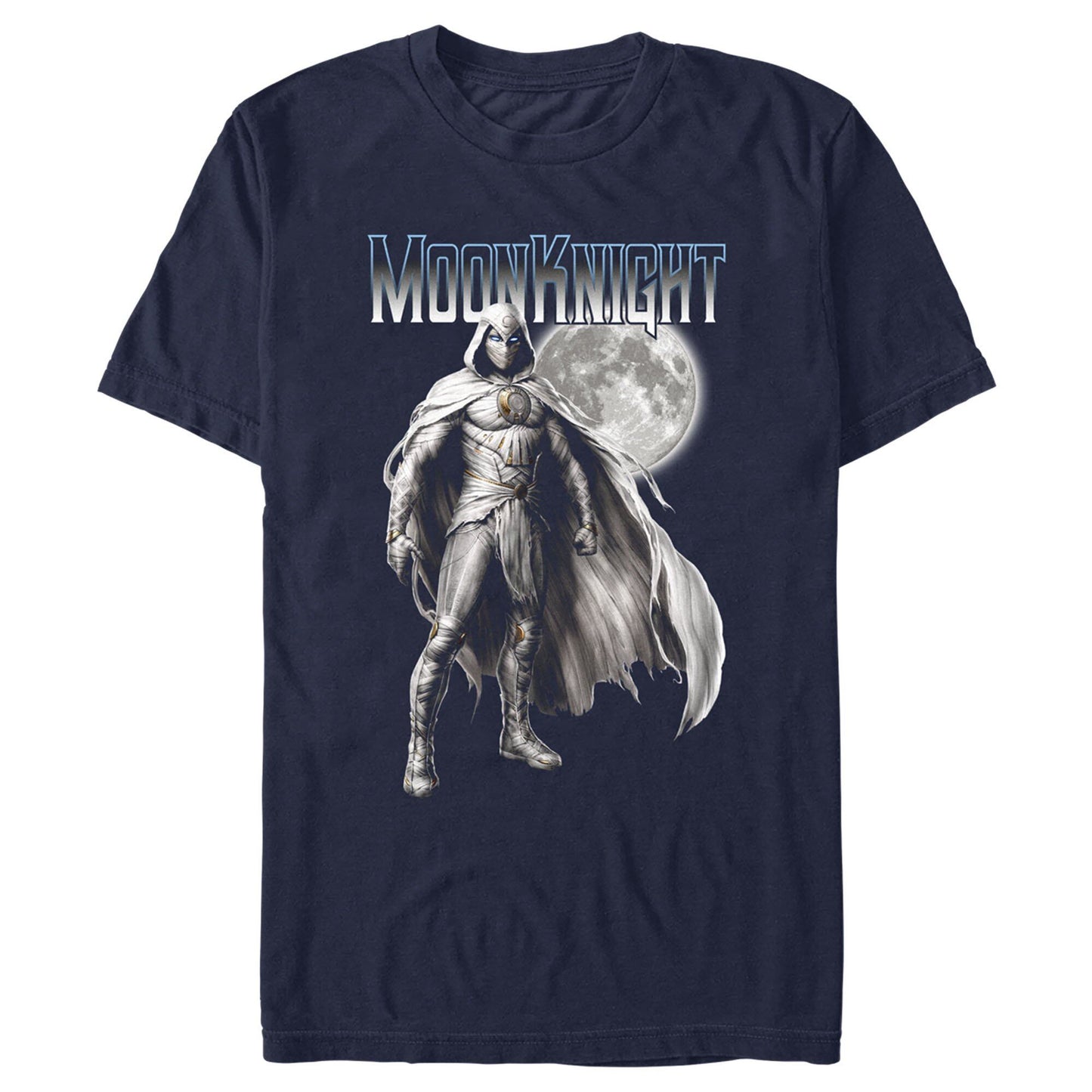 マーベル Tシャツ Marvel Moon Knight The Lunar Protector Watching Navy Blue