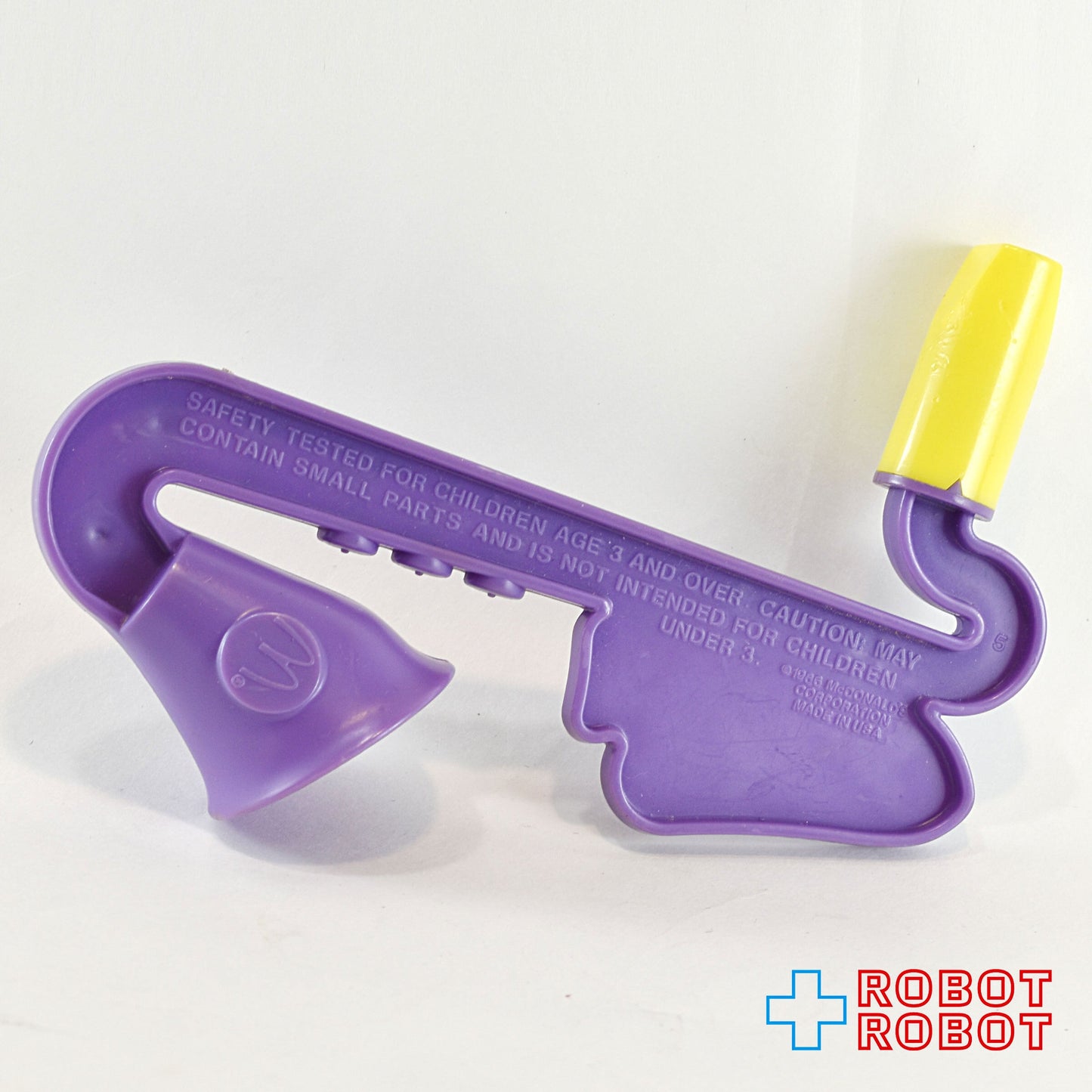 マクドナルド グリマス・サックス プラスチック・トイ 1986