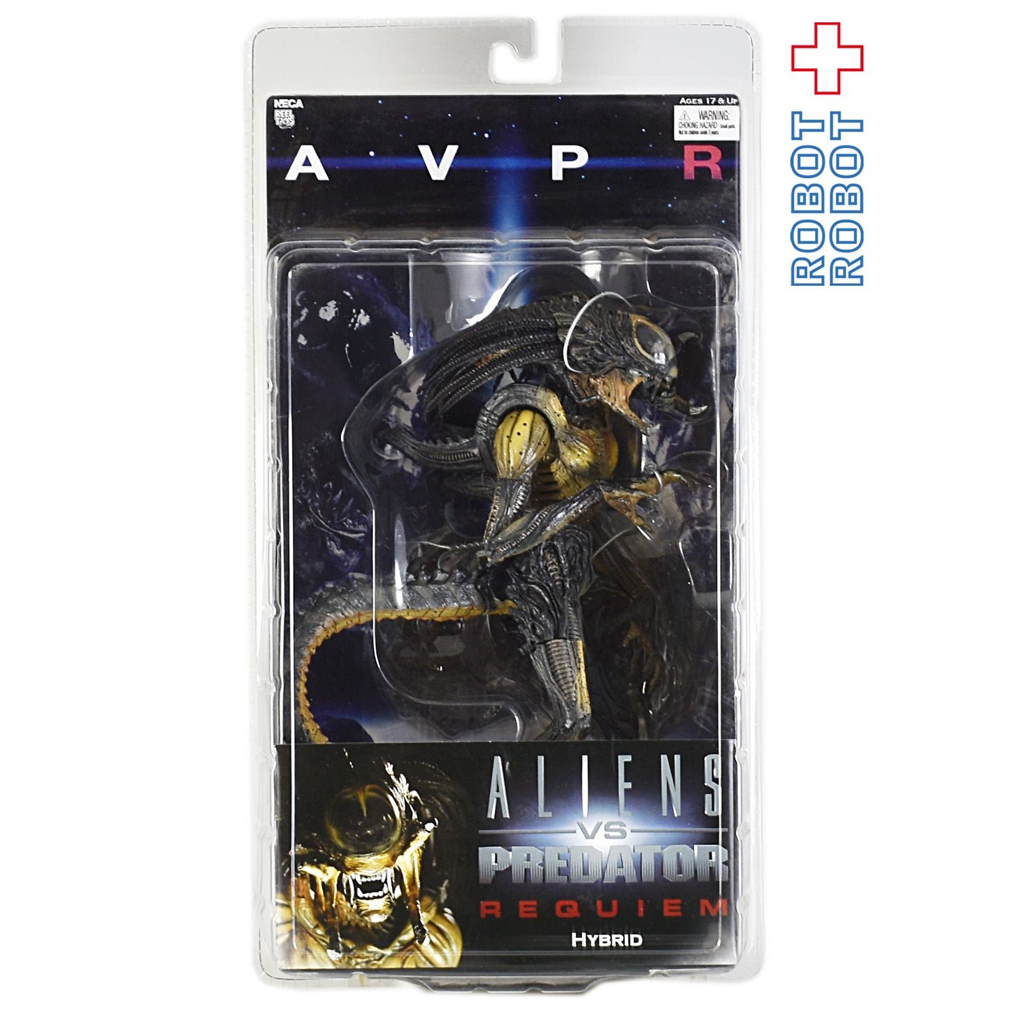 ネカ AVPR シリーズ1 ハイブリッド プレデリアン オープンマウス アクションフィギュア