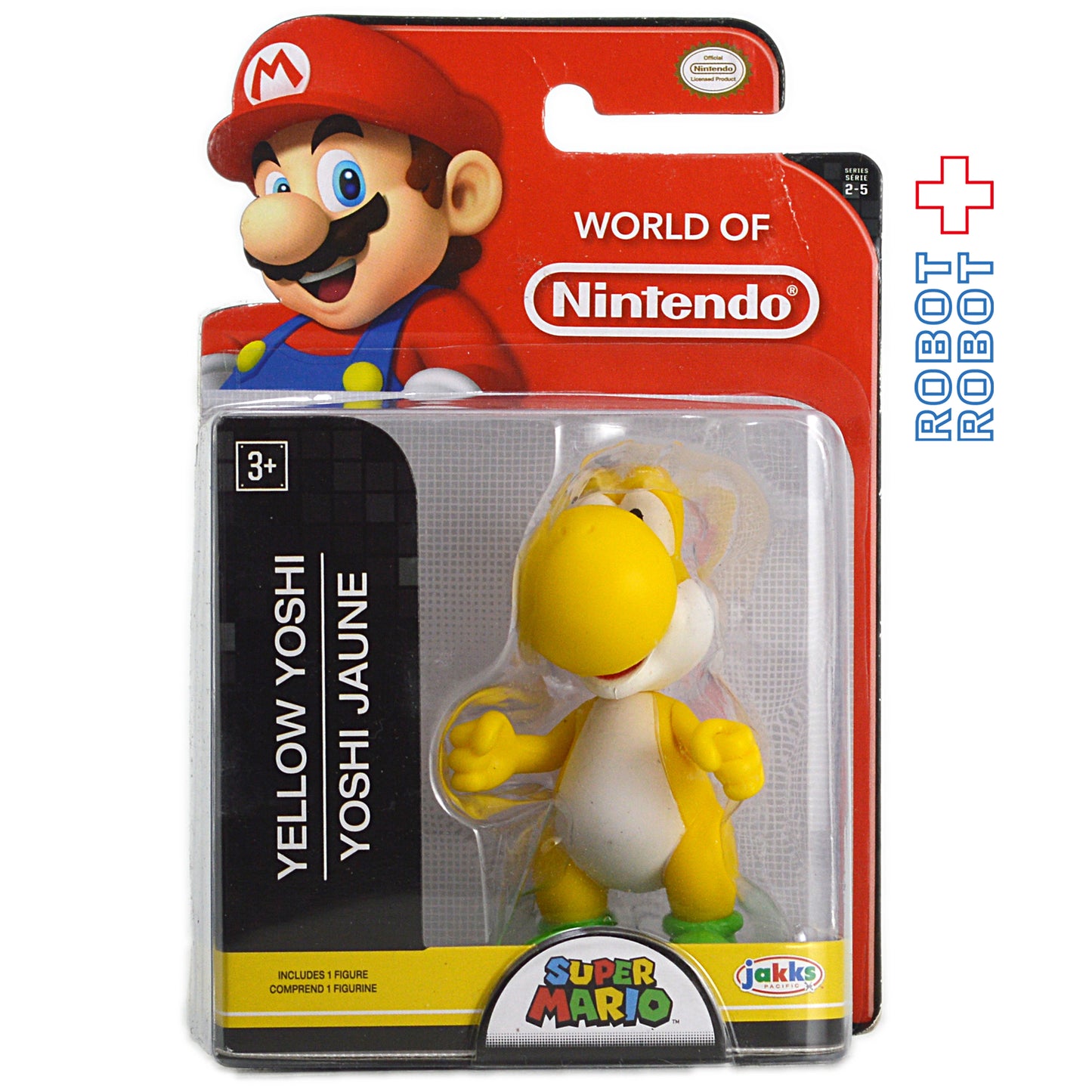 ワールドオブニンテンドー スーパーマリオブラザース / 黄色ヨッシー 2.5インチアクションフィギュア