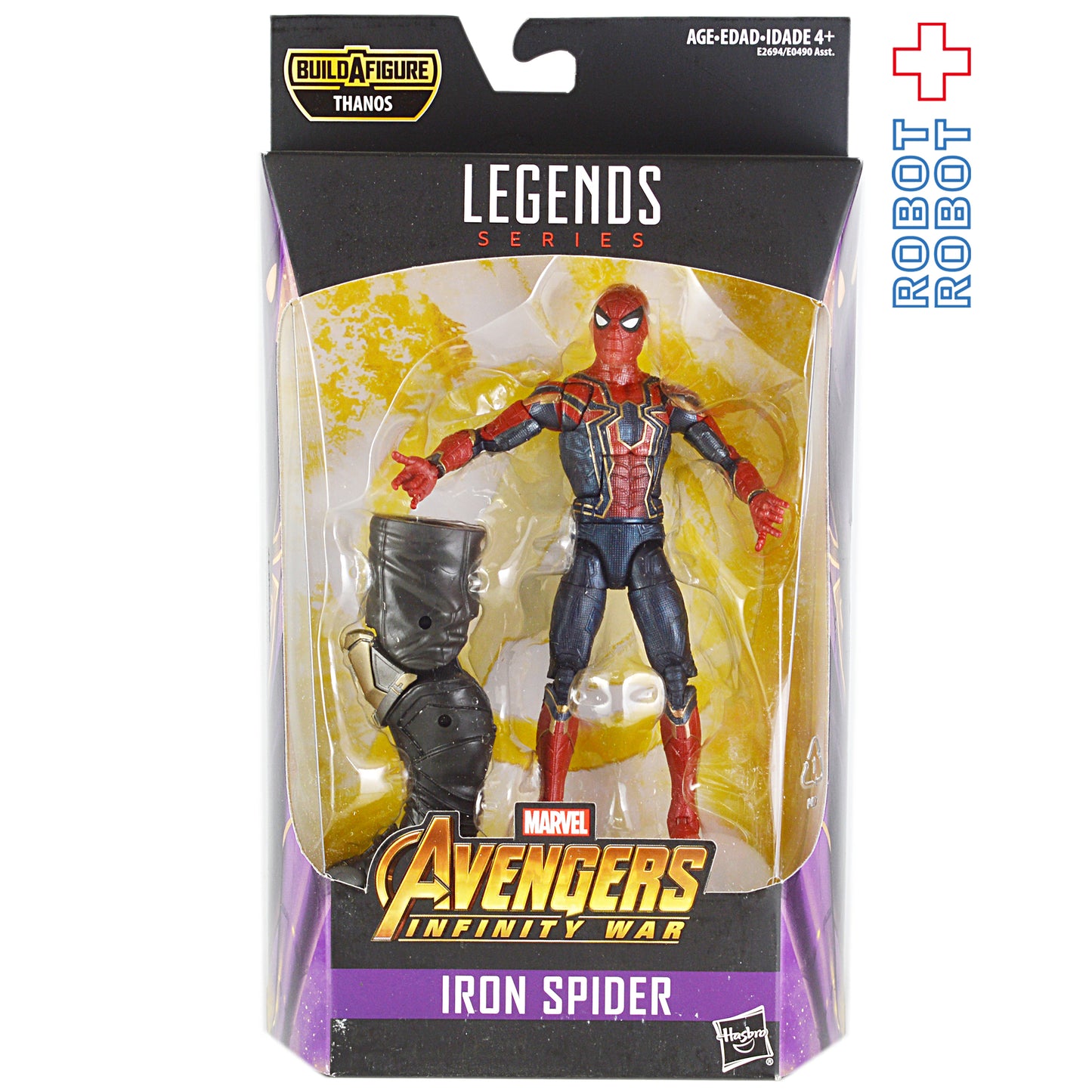 マーベルレジェンド サノス・ビルド インフィニティウォー スパイダーマン ( アイアンスパイダー ).