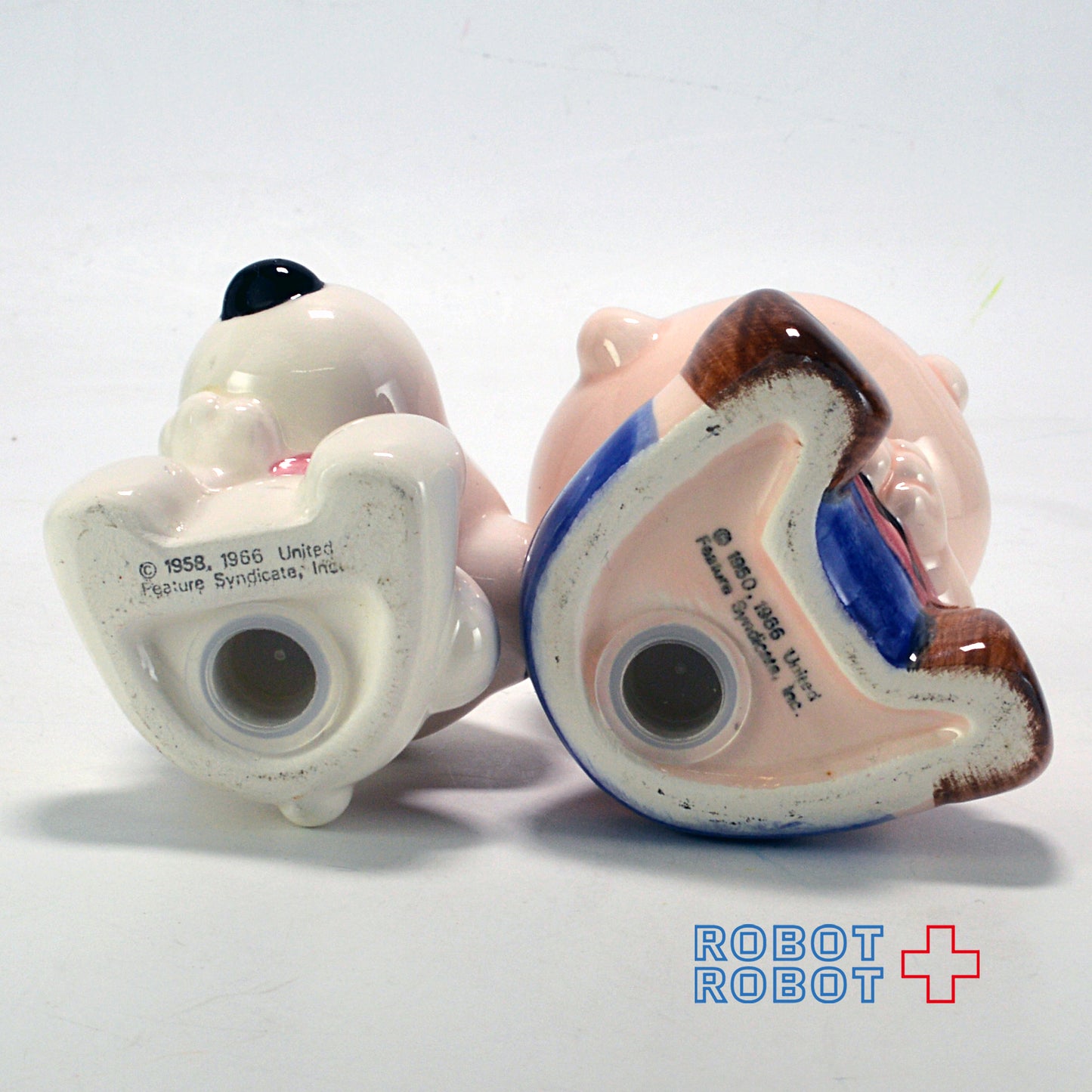 スヌーピー&チャーリーブラウン 陶器製ソルト&ペッパー