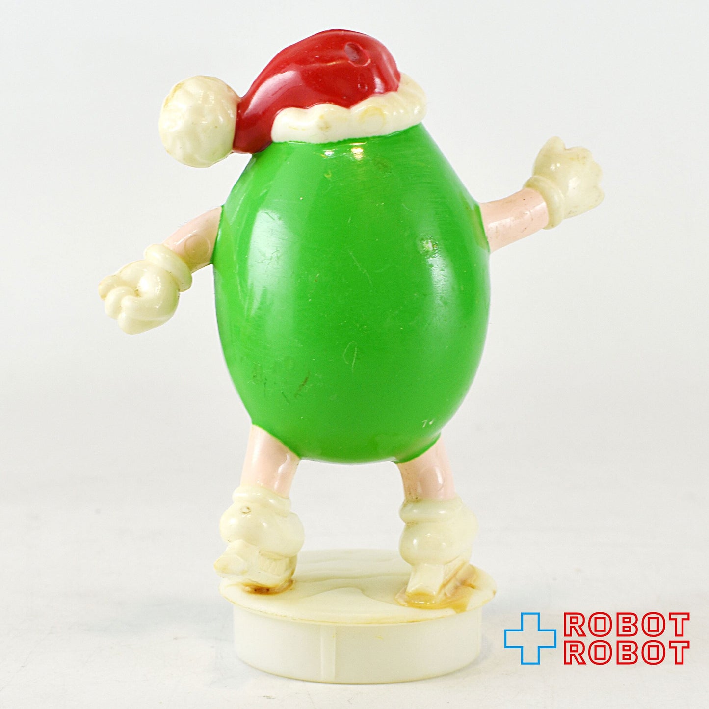 M&M's 1990 サンタハットピーナッツグリーン WITH PILE OF SNOWBALLS クリスマスオーナメント