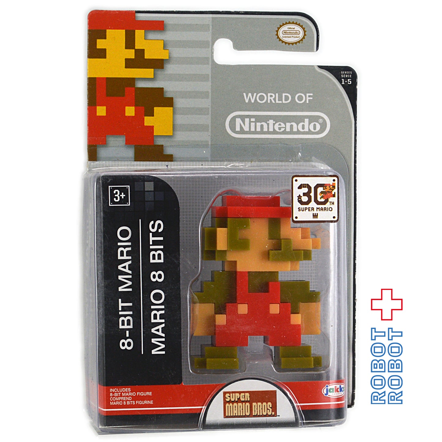 ワールドオブニンテンドー スーパーマリオブラザース 8ビットマリオ 2.5インチアクションフィギュア