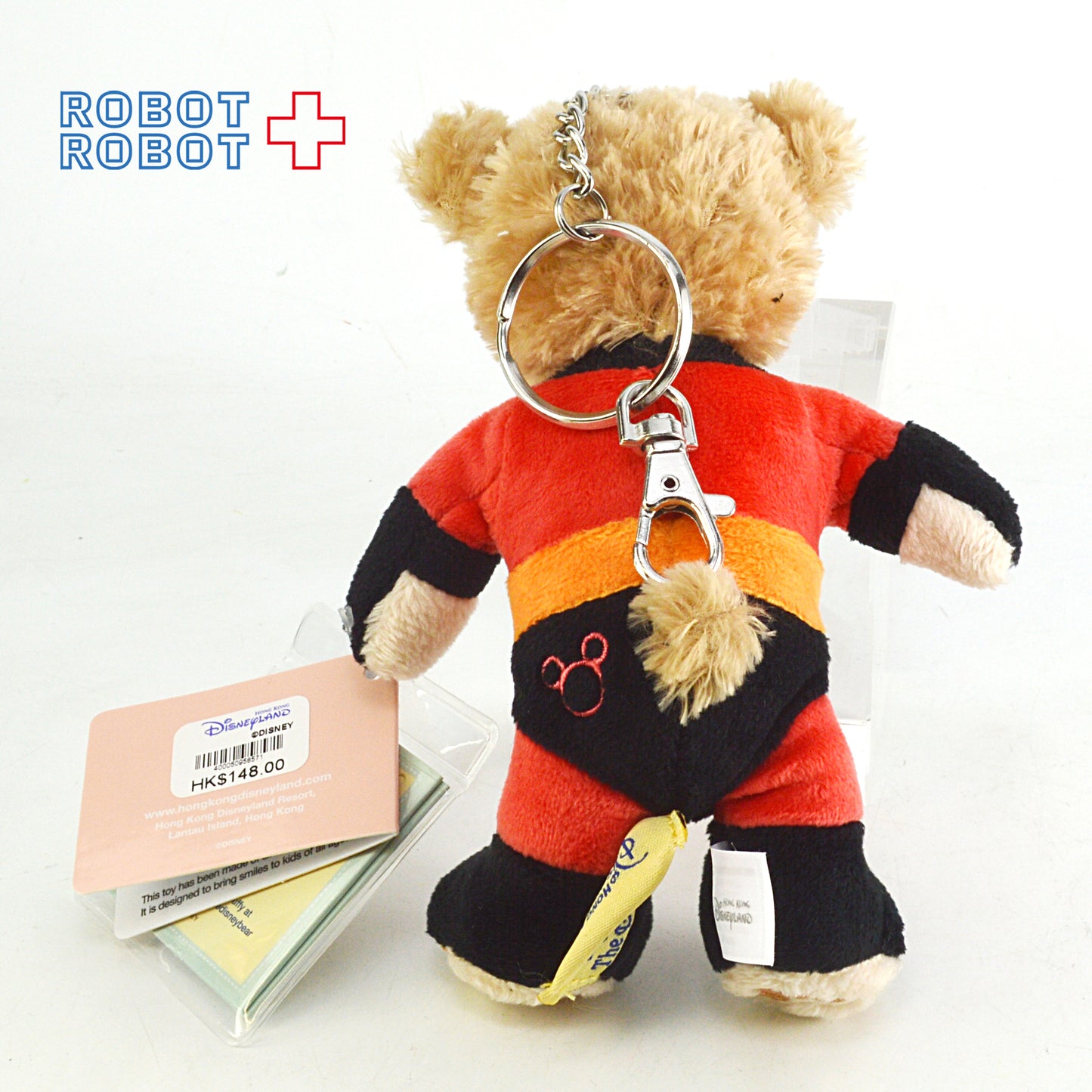 HKDL 香港ディズニーランド ダッフィー ぬいぐるみ キーチェーン ミスターインクレディブル