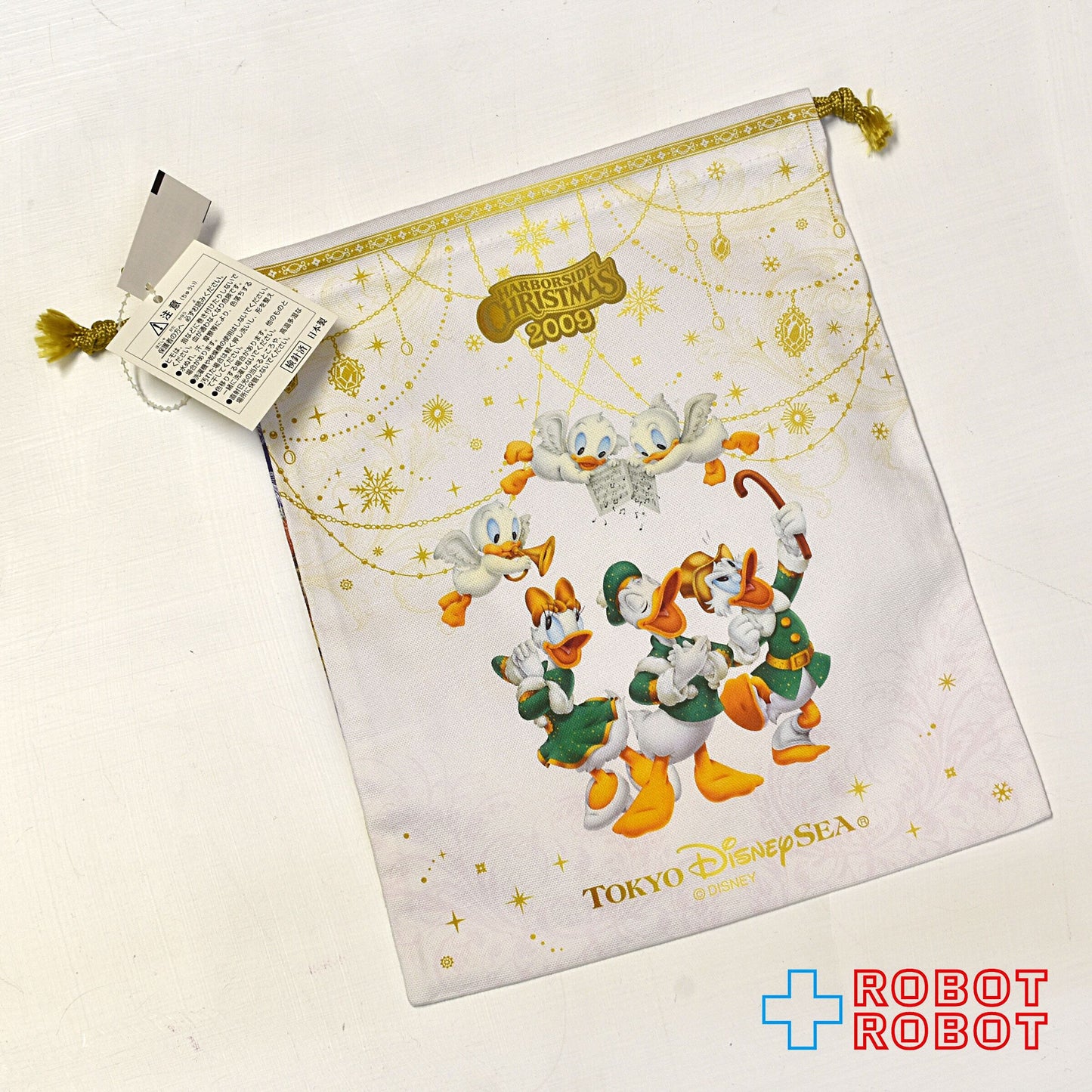 TDR 東京ディズニーシー 2009 ハーバーサイドクリスマス キャンドルライト・リフレクションズ 巾着