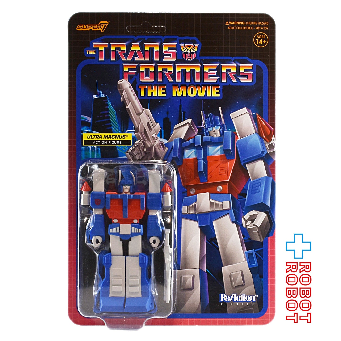 リアクション 超ロボット生命体トランスフォーマー ウェーブ6 ウルトラマグナス G1 4インチ アクションフィギュア (スーパー7) 未開封