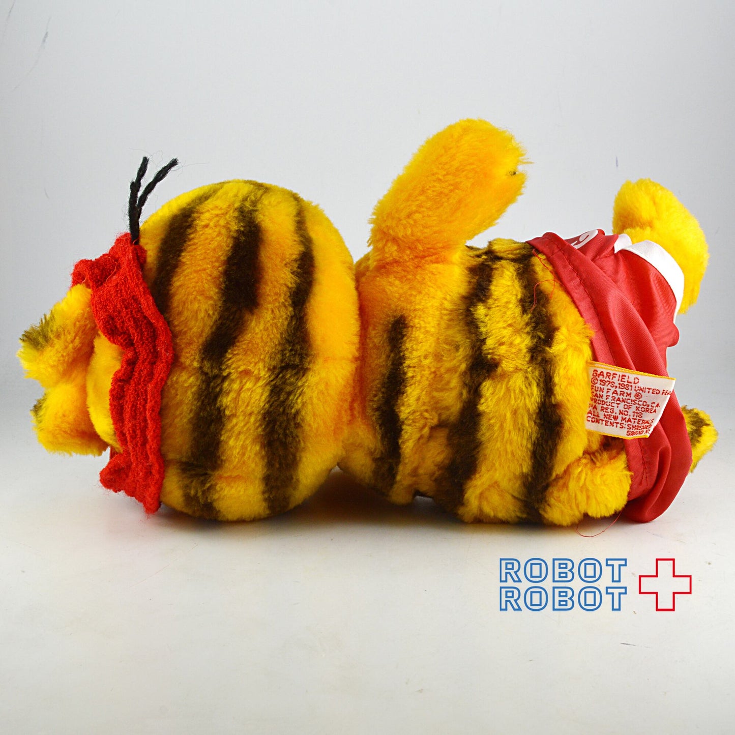 Dakin ガーフィールド ぬいぐるみ 赤 ジョギング