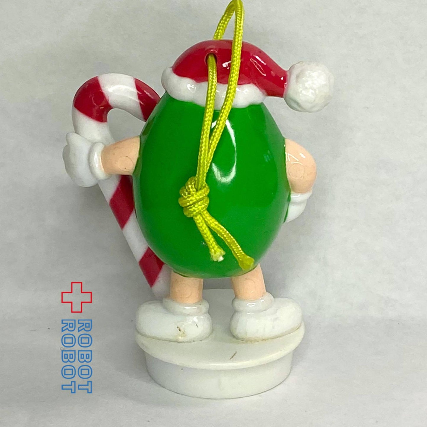 M&M's 1992 サンタハットピーナッツグリーン WITH CANDY CANE クリスマスオーナメント