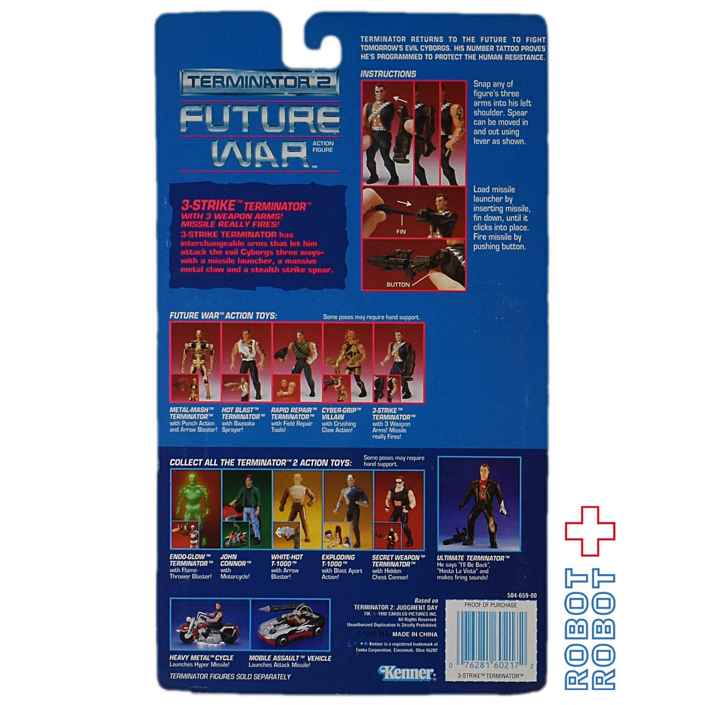 ケナー ターミネーター2 フューチャーウォー 3-ストライク ターミネーター アクションフィギュア