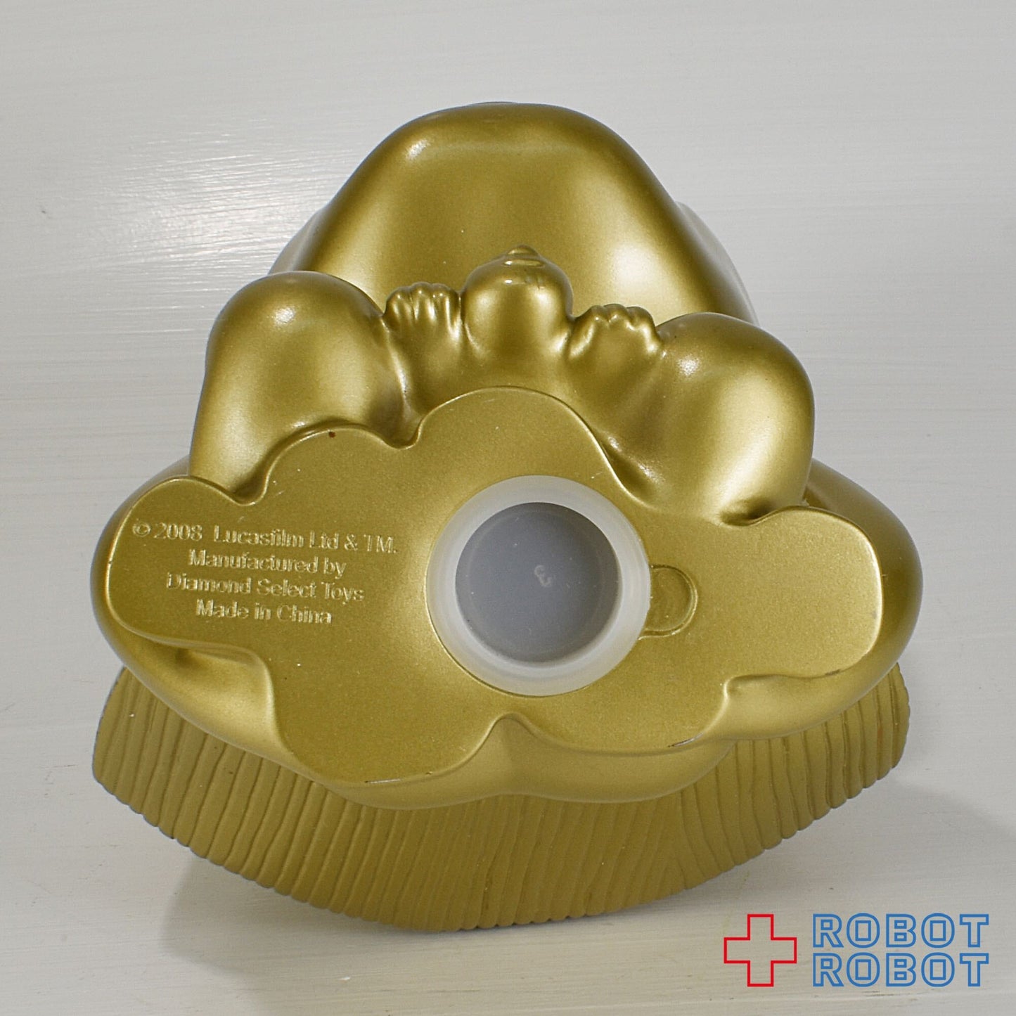 インディ・ジョーンズ レイダース失われたアーク 黄金像 ソフビ貯金箱 ※難有り