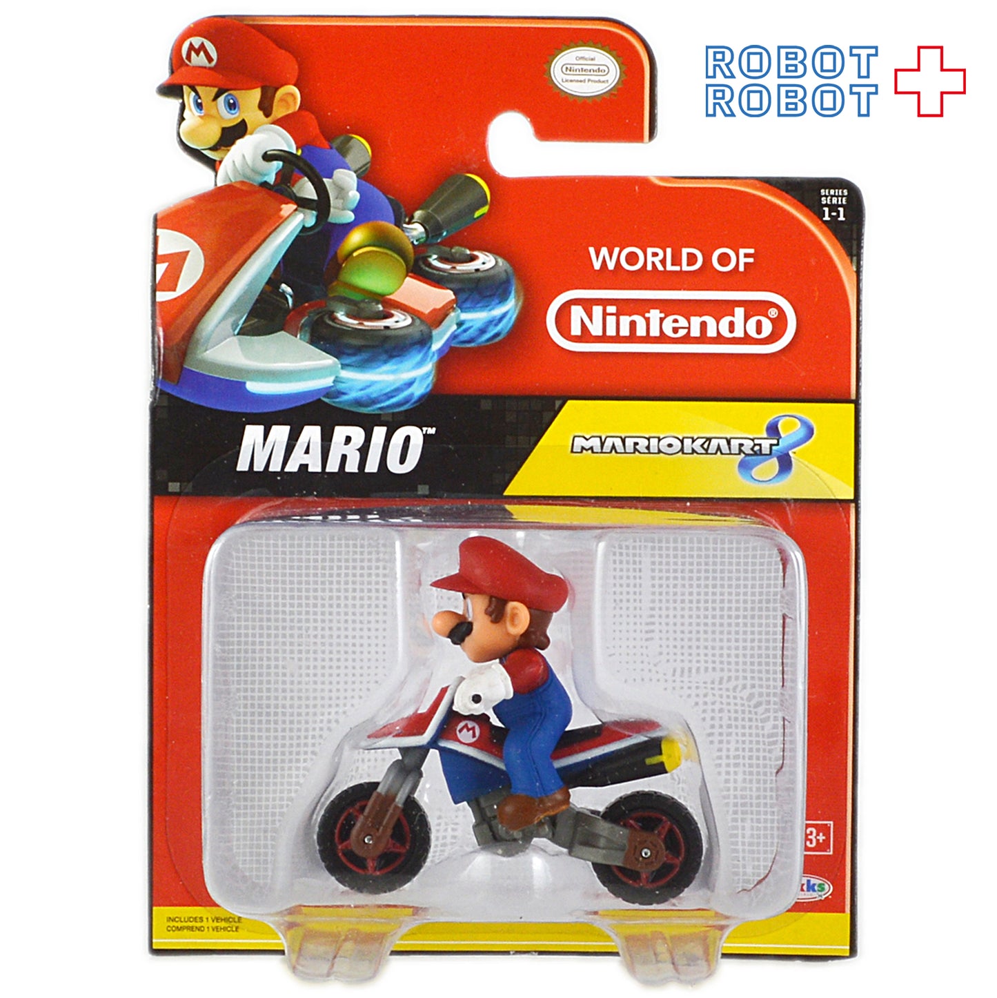 ワールドオブニンテンドー series 1-1 マリオカート / マリオ 2.5インチアクションフィギュア