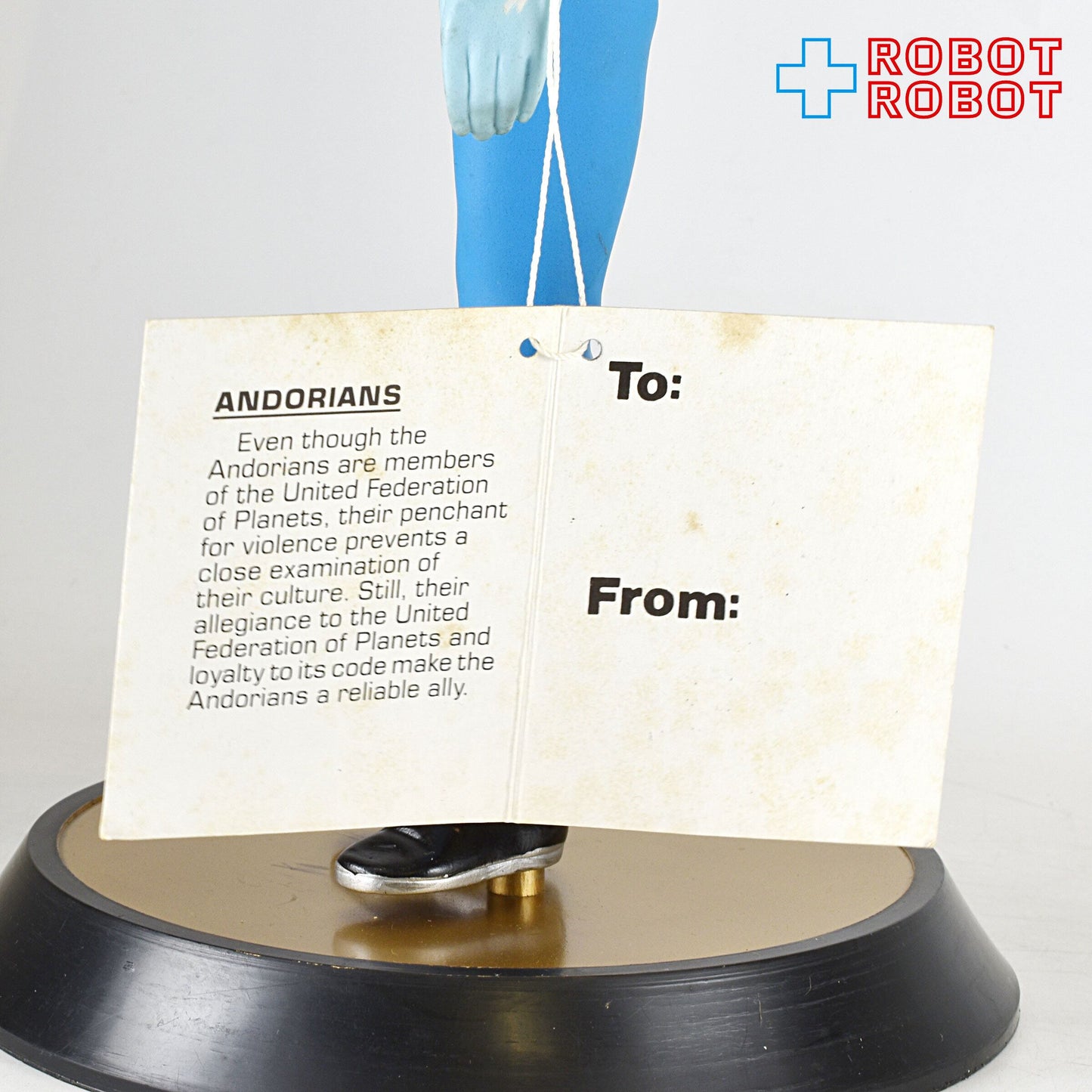 スタートレック アンドリアン フィギュア ハミルトンギフト社 紙タグ付