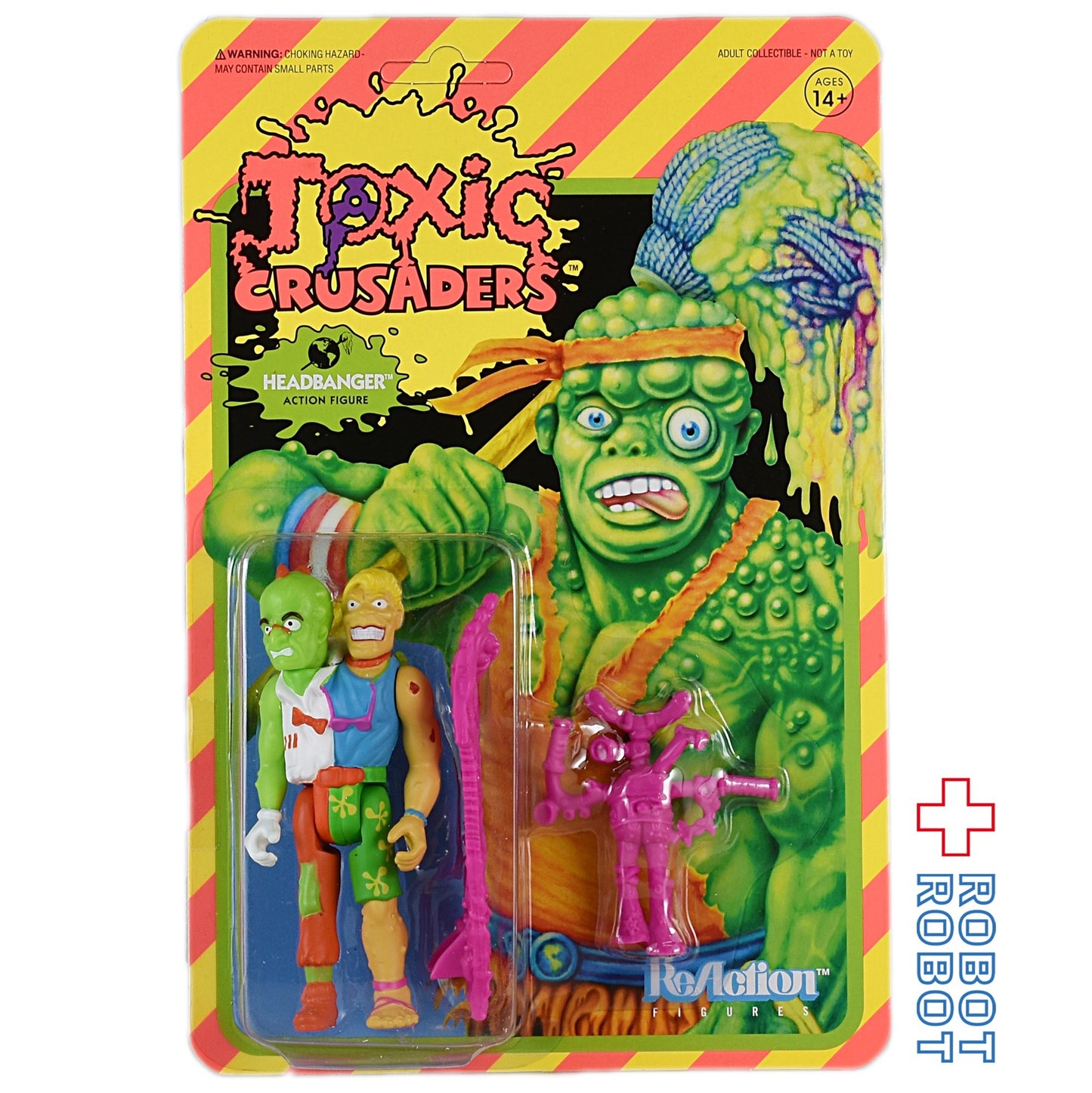 リ・アクション 悪魔の毒々モンスター The Toxic Crusaders ヘッドバンガー 3.75インチ アクションフィギュア