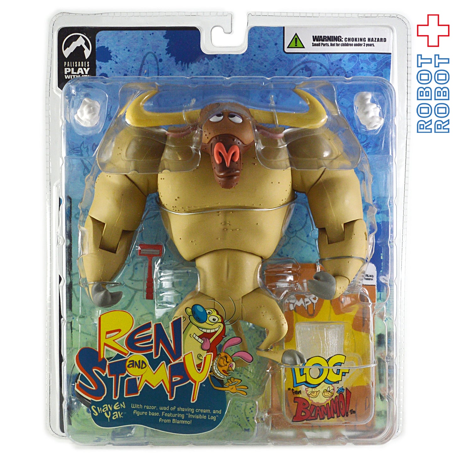 レン&スティンピー / シェーブン・ヤク アクションフィギュア 未開封