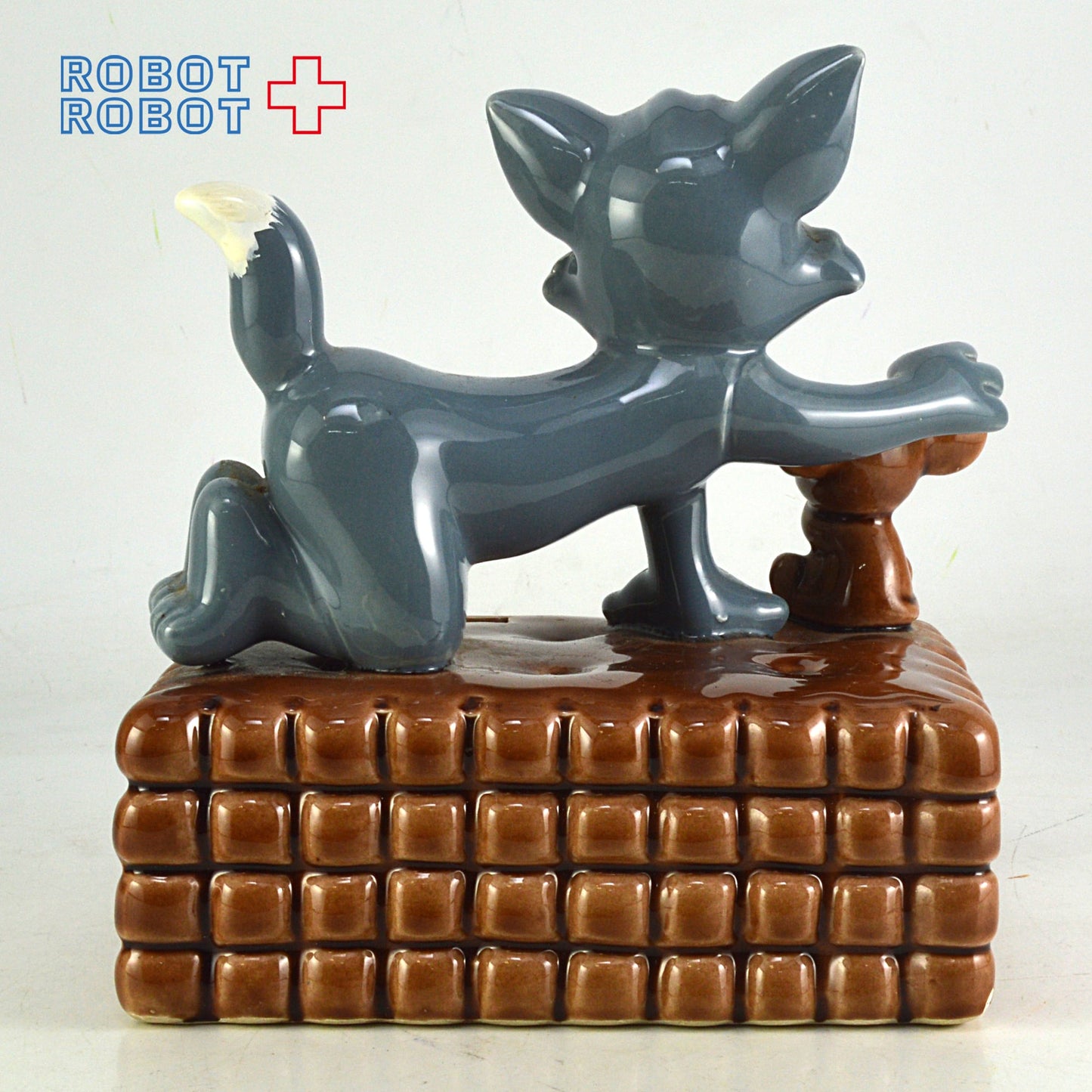 トムとジェリー ビスケット 陶器製貯金箱