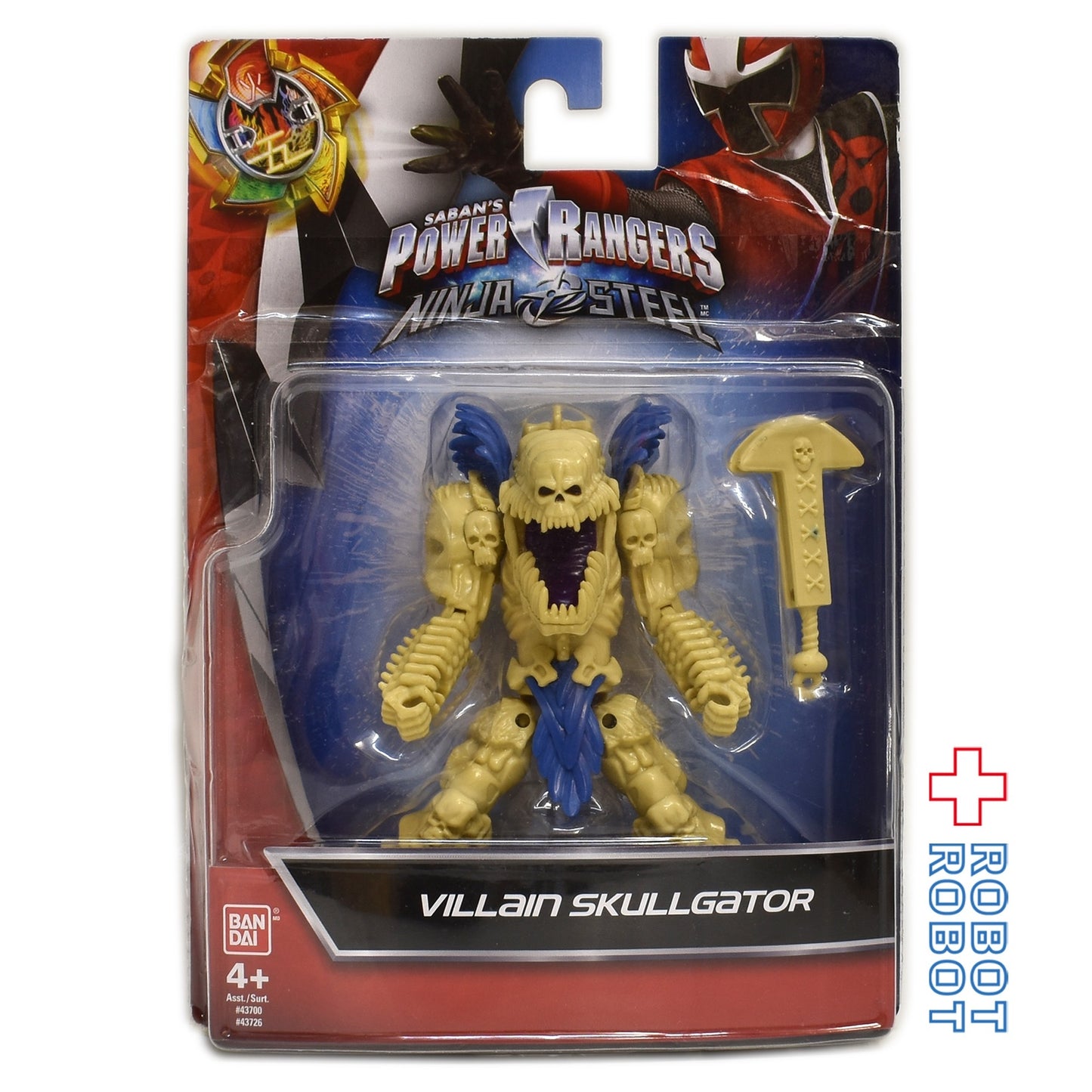 バンダイ パワーレンジャー ニンジャスティール スカルゲーター 巨大戦闘員 アクションフィギュア