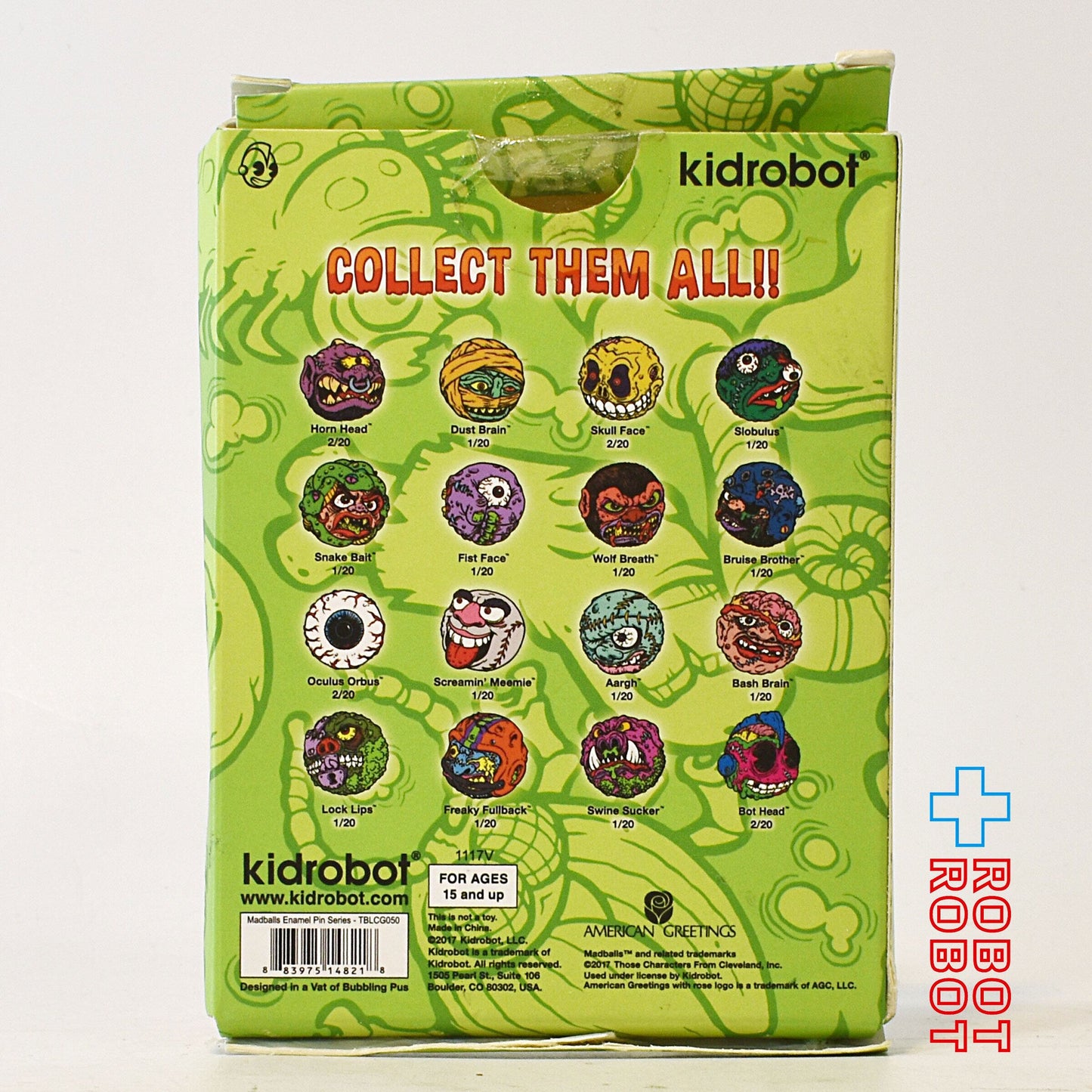 キッドロボット マッドボール エナメル・ピンズ オキュラス・オーバス